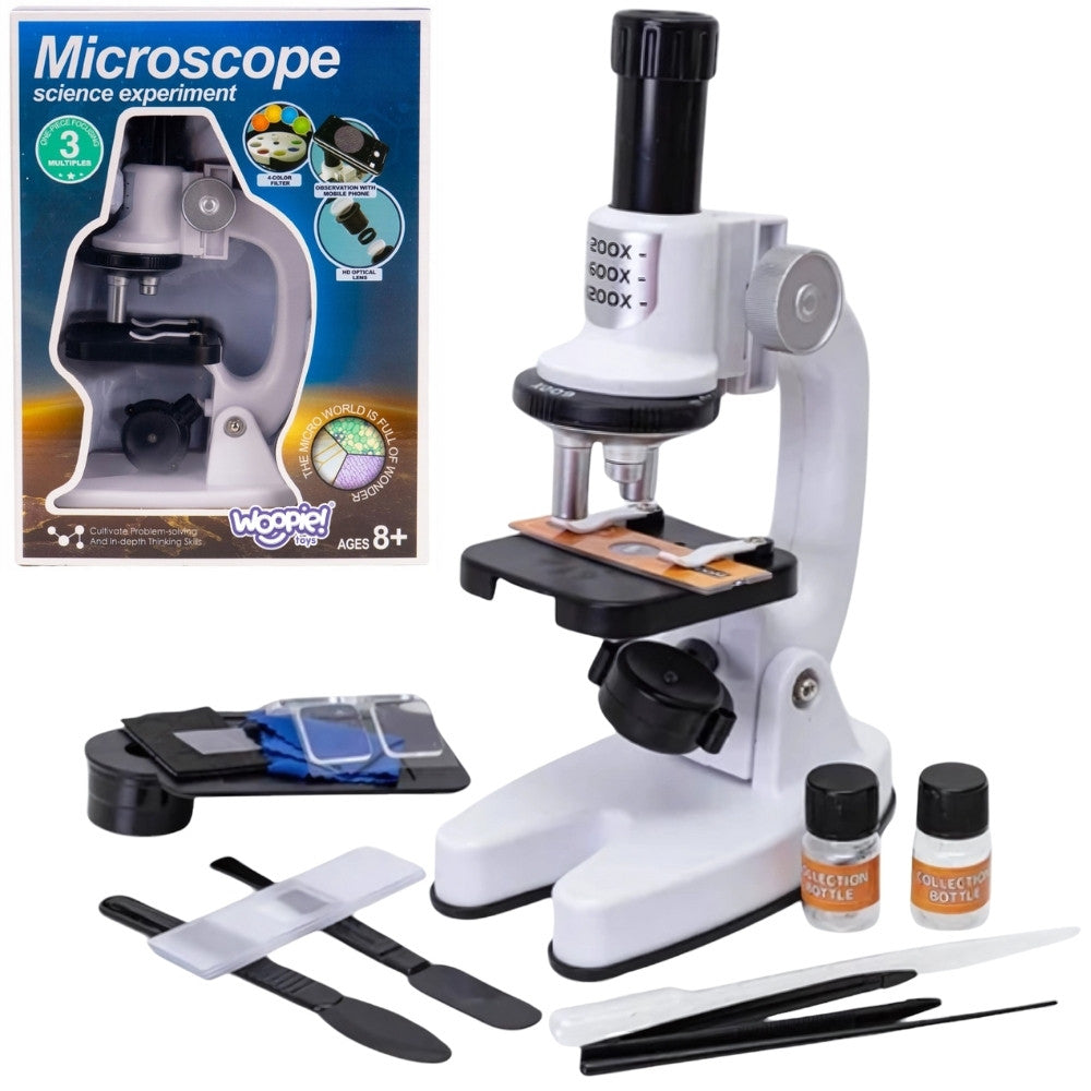 Woopie Digital Led Microscope 1200x Zoom Xxl Kit With Smartphone Adapter