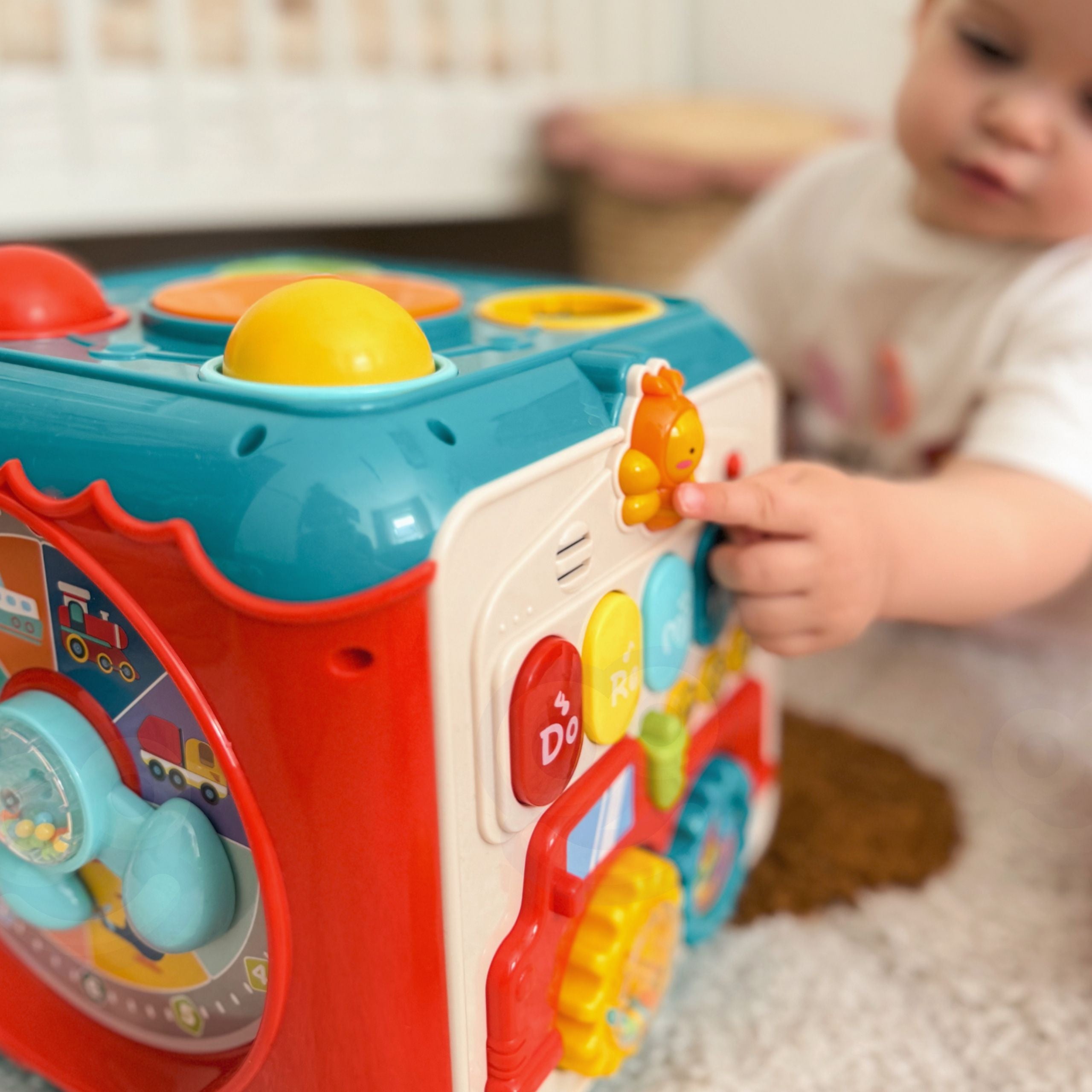 Woopie Baby Мултифункционален Монтесори куб за активност 6 в 1 - 18 м+