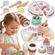Tooky Toy Sweet Cake Дървен комплект бонбони в кутия Сладкарница Ice Cream Parlor