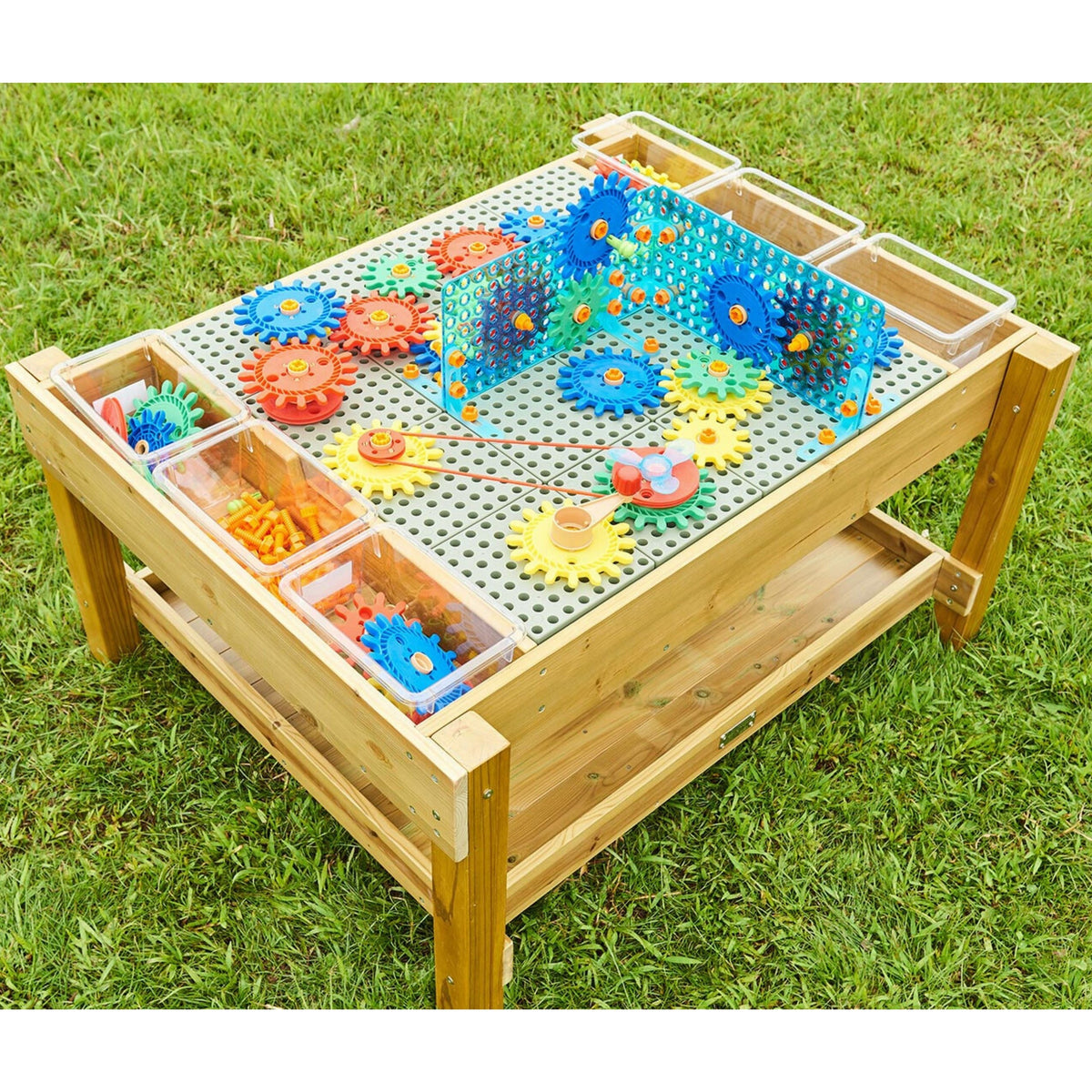 Masterkidz Mesa Educativa de Madera 1200l Pie Exterior + Accesorios