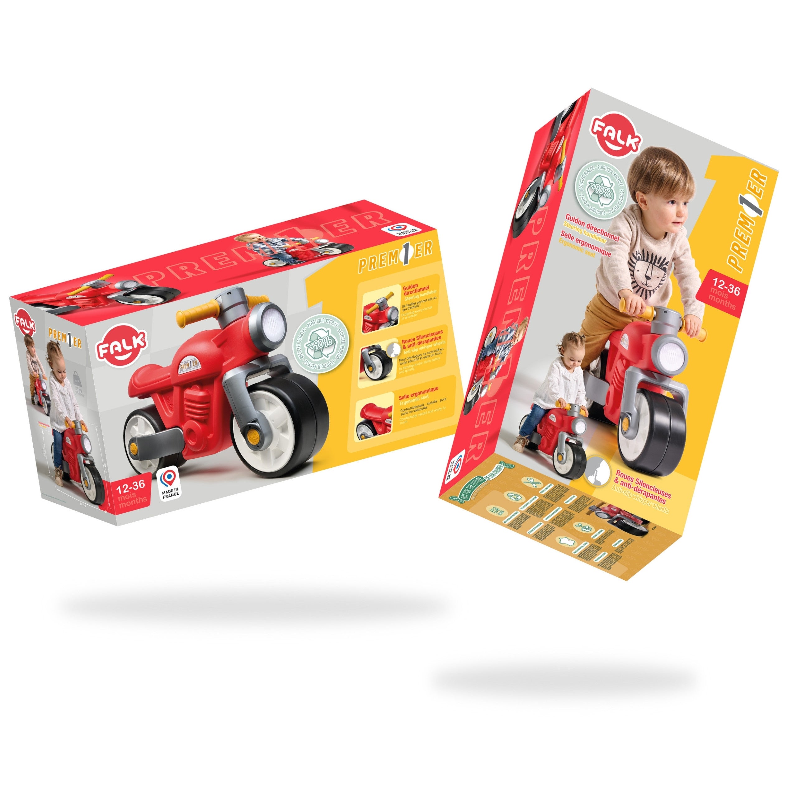 Falk Ride-on Motorrad Vintage Rot 1-3 Jahre