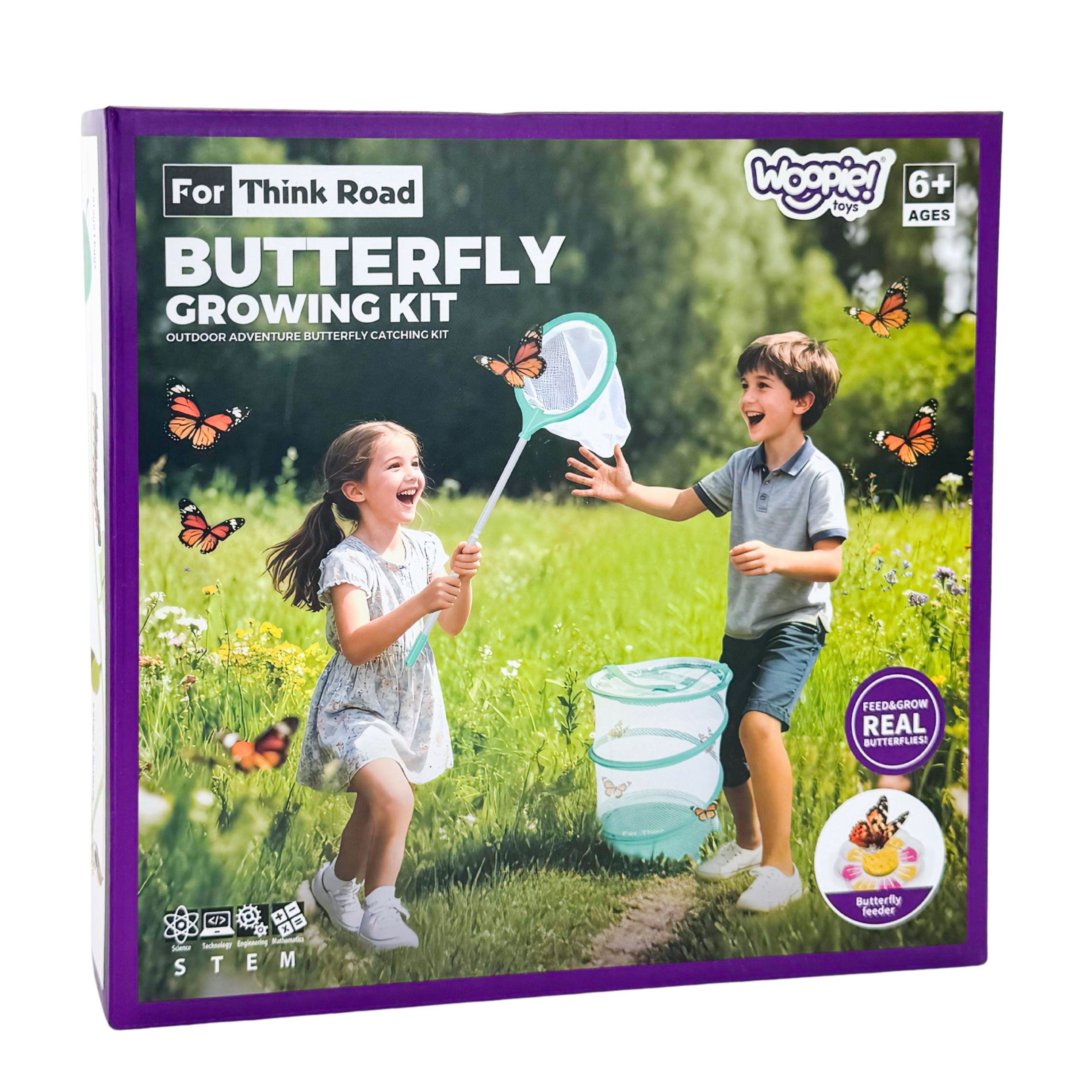 Sada pro chov Woopie Butterfly Sada stonků a síťoviny