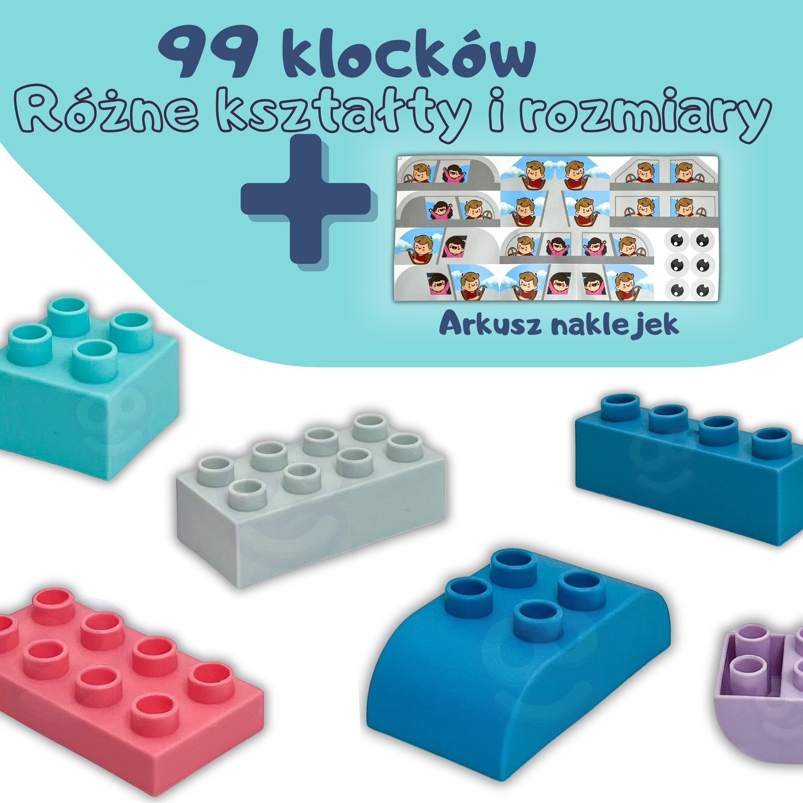 Woopie Soft Blocks Set 99 Pieces In A Box