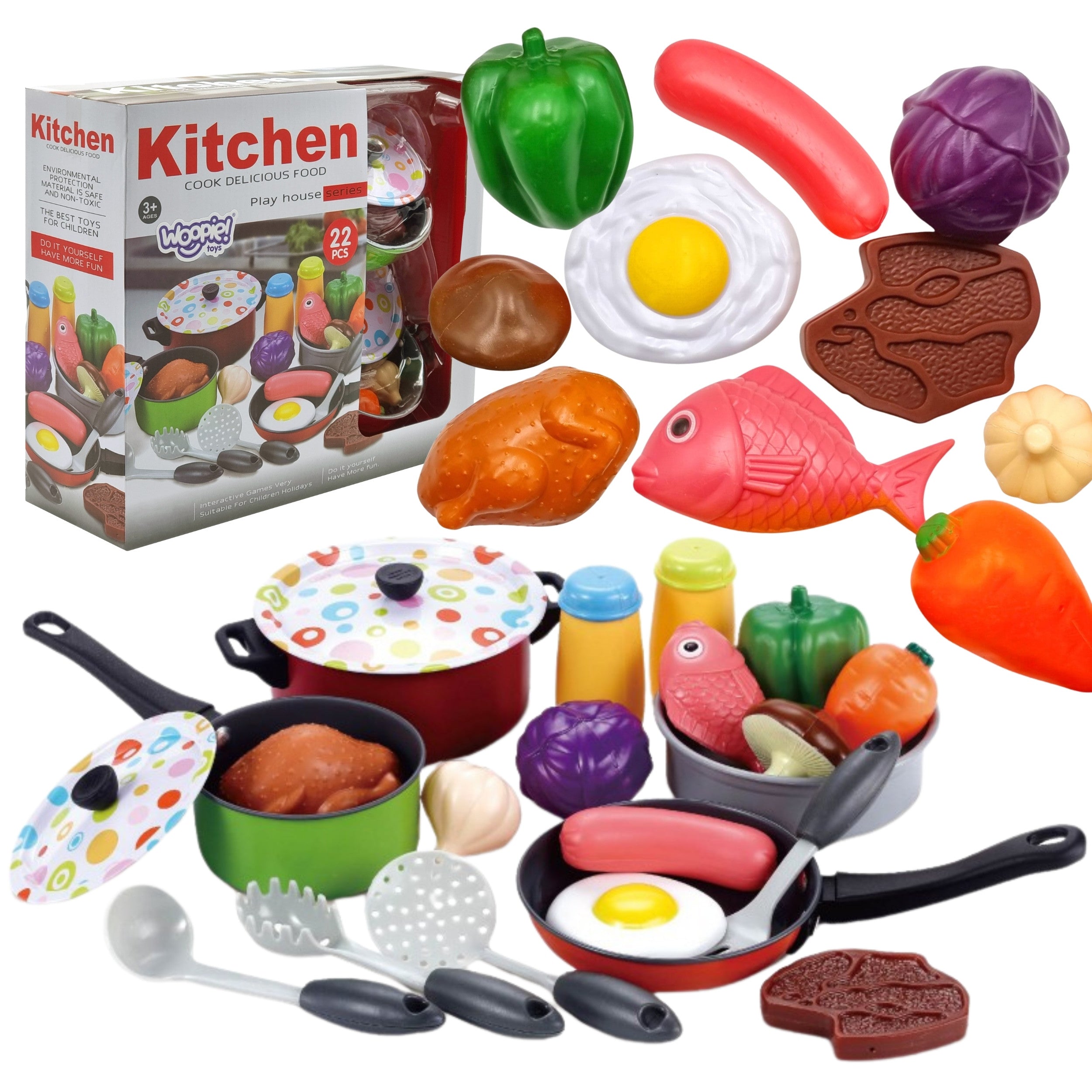 Woopie Xxl Chef's Set Accessories Kitchen Utensils 22 Pcs.