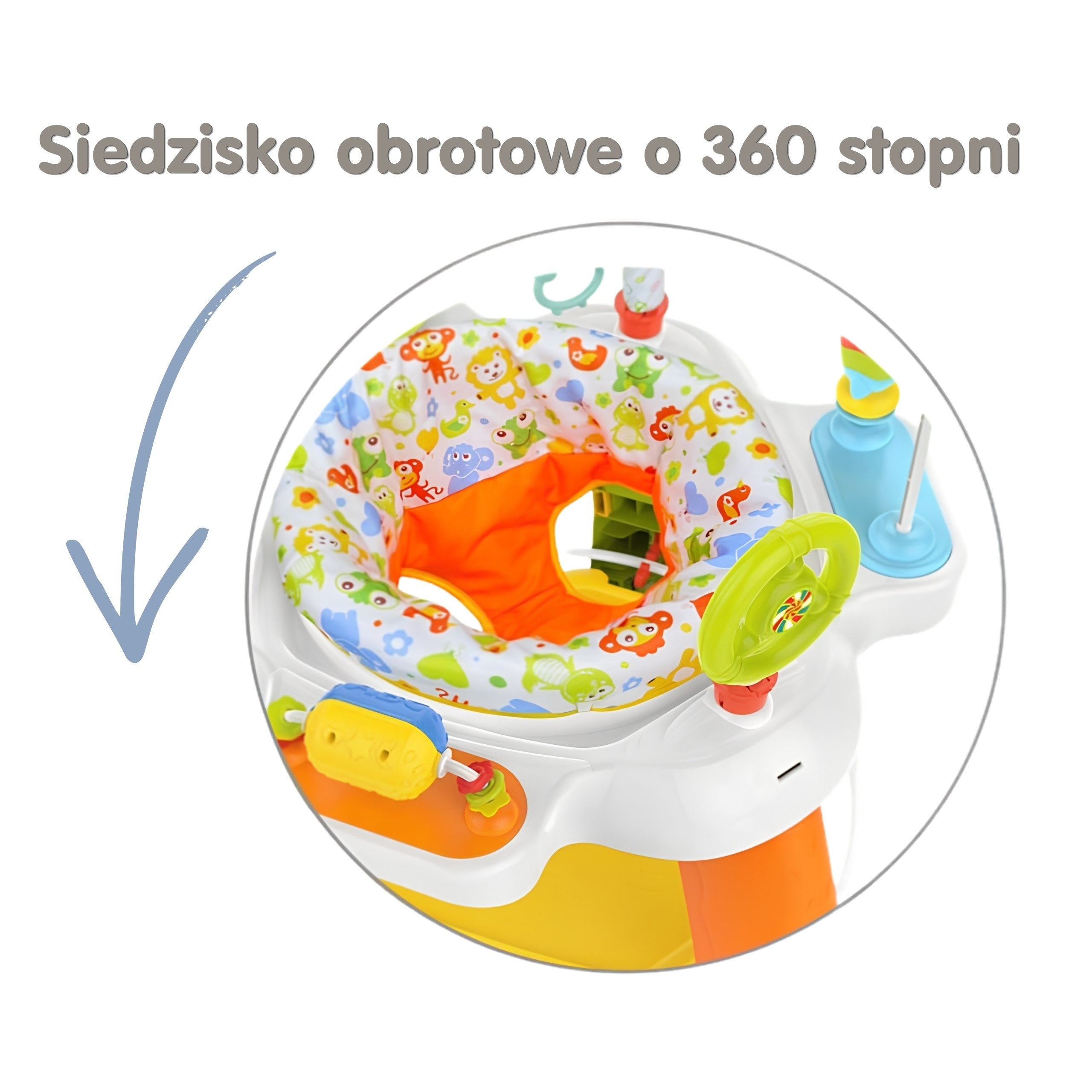 Woopie Baby otočné sedadlo Interaktívne centrum aktivít 12m+