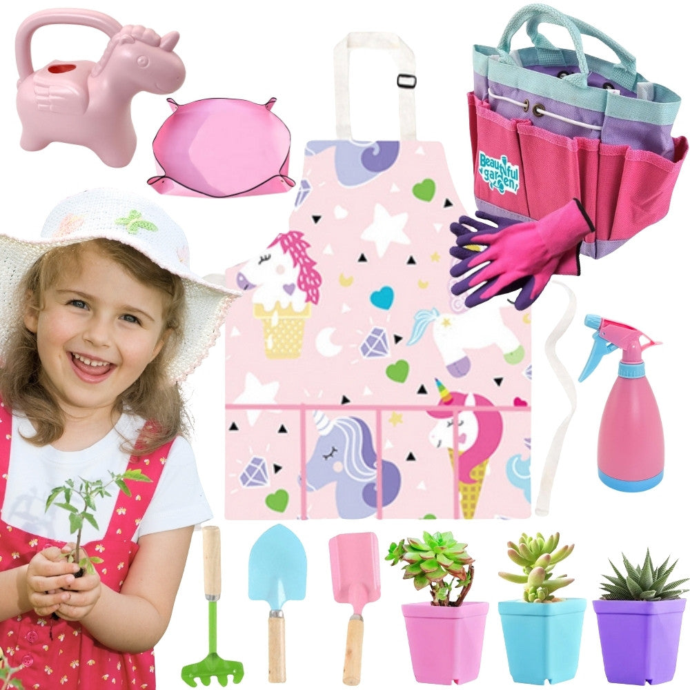 Woopie Set Micul Gradinar 18 Buc Unicorn
