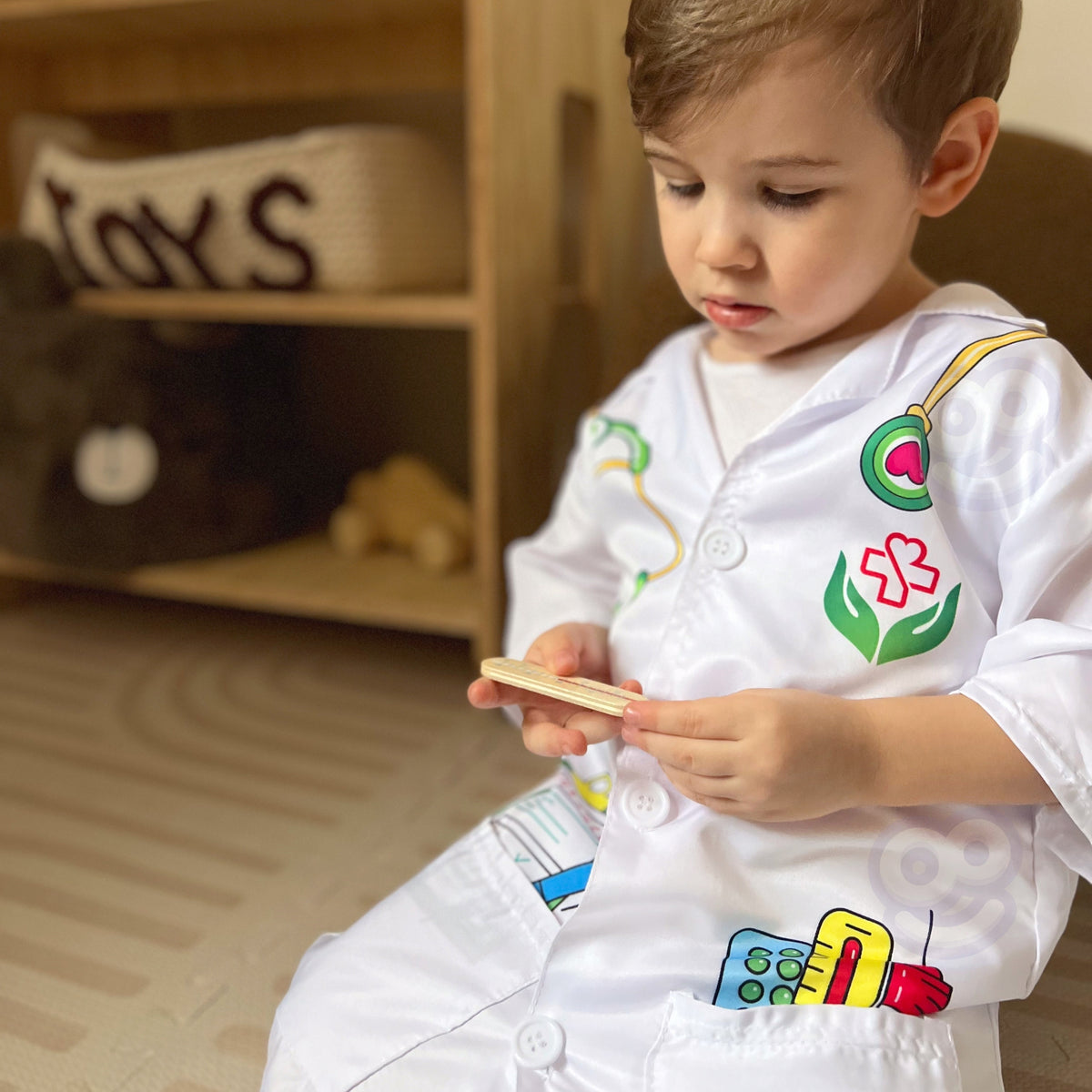 Woopie Doktorschürzenkostüm für Kinder bis ca. 120 cm