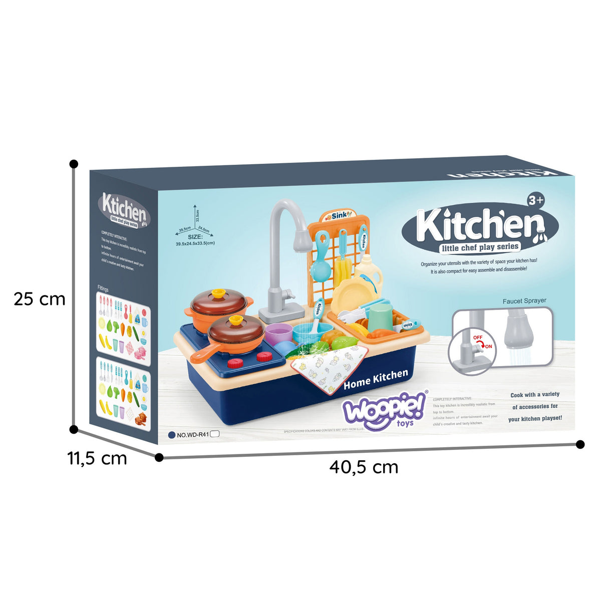 Woopie 2-in-1 Kitchen Sink For Kids