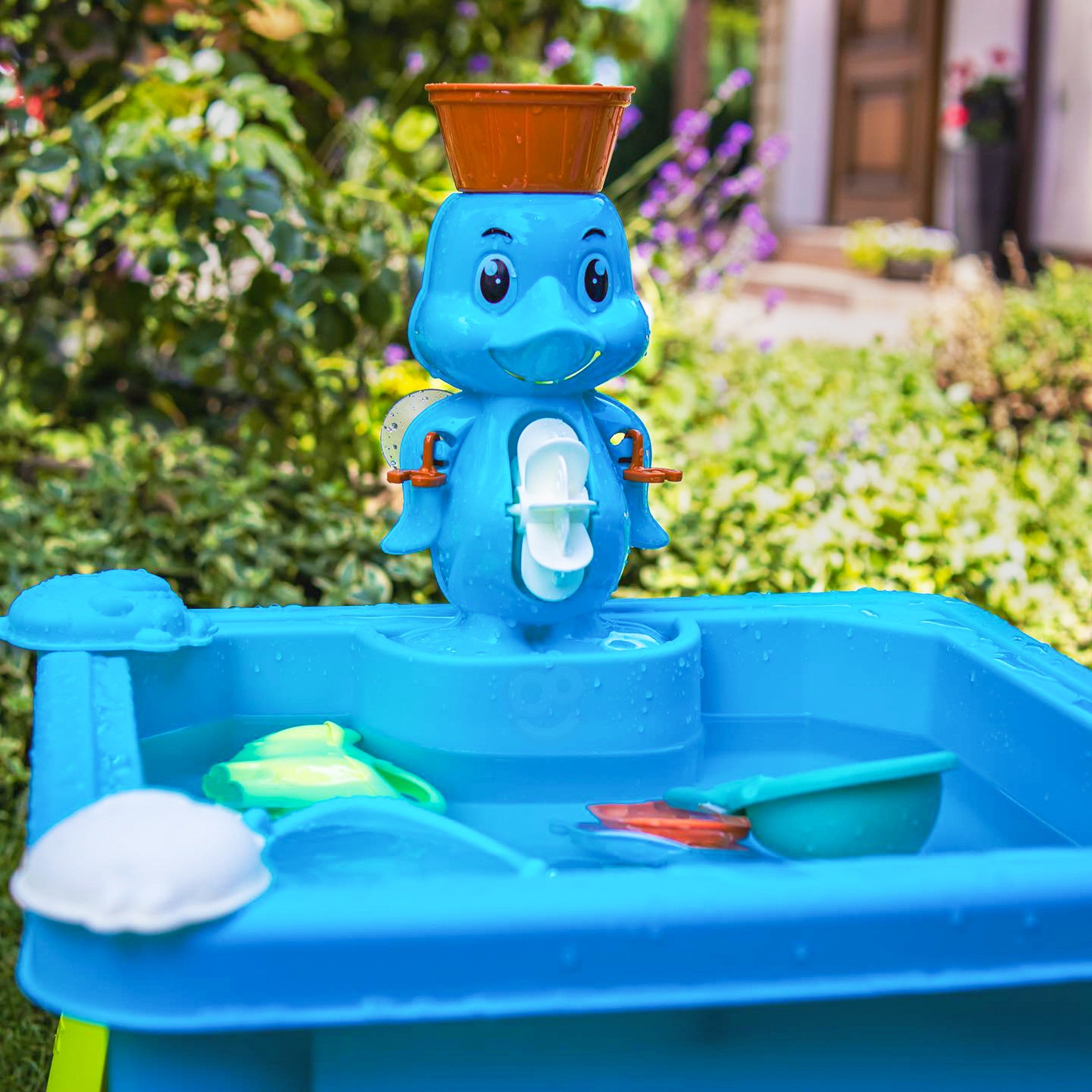 Woopie watertafel zandbak 2 in 1 voor kindertuinspeelgoed