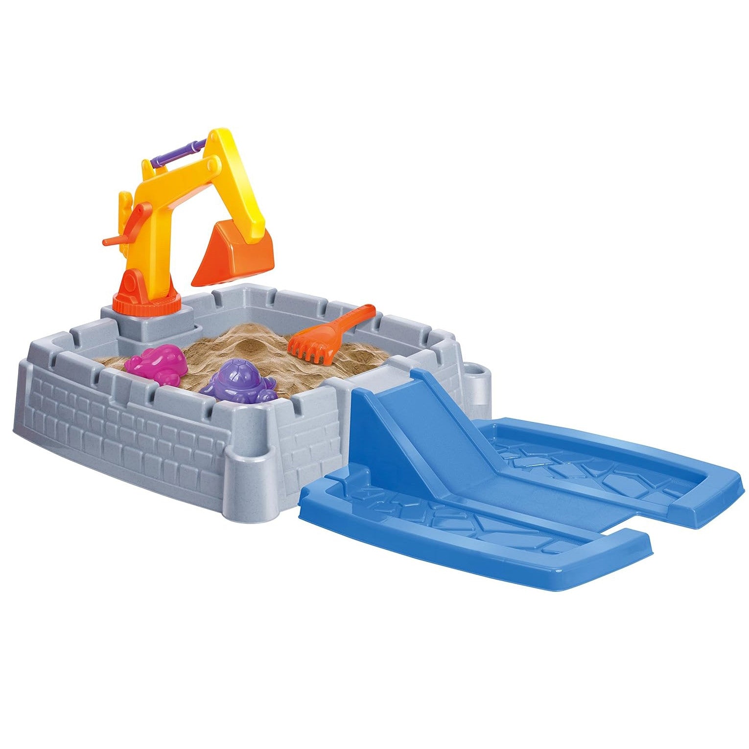 Woopie Portable Sandbox Castle Lockable + 9 Acc.