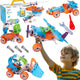 Woopie 5-in-1 Stem Building Blocks Vehicle Set