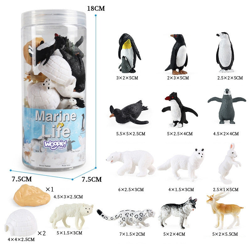Woopie Arctic Animals Figuren-Set 16-tlg.