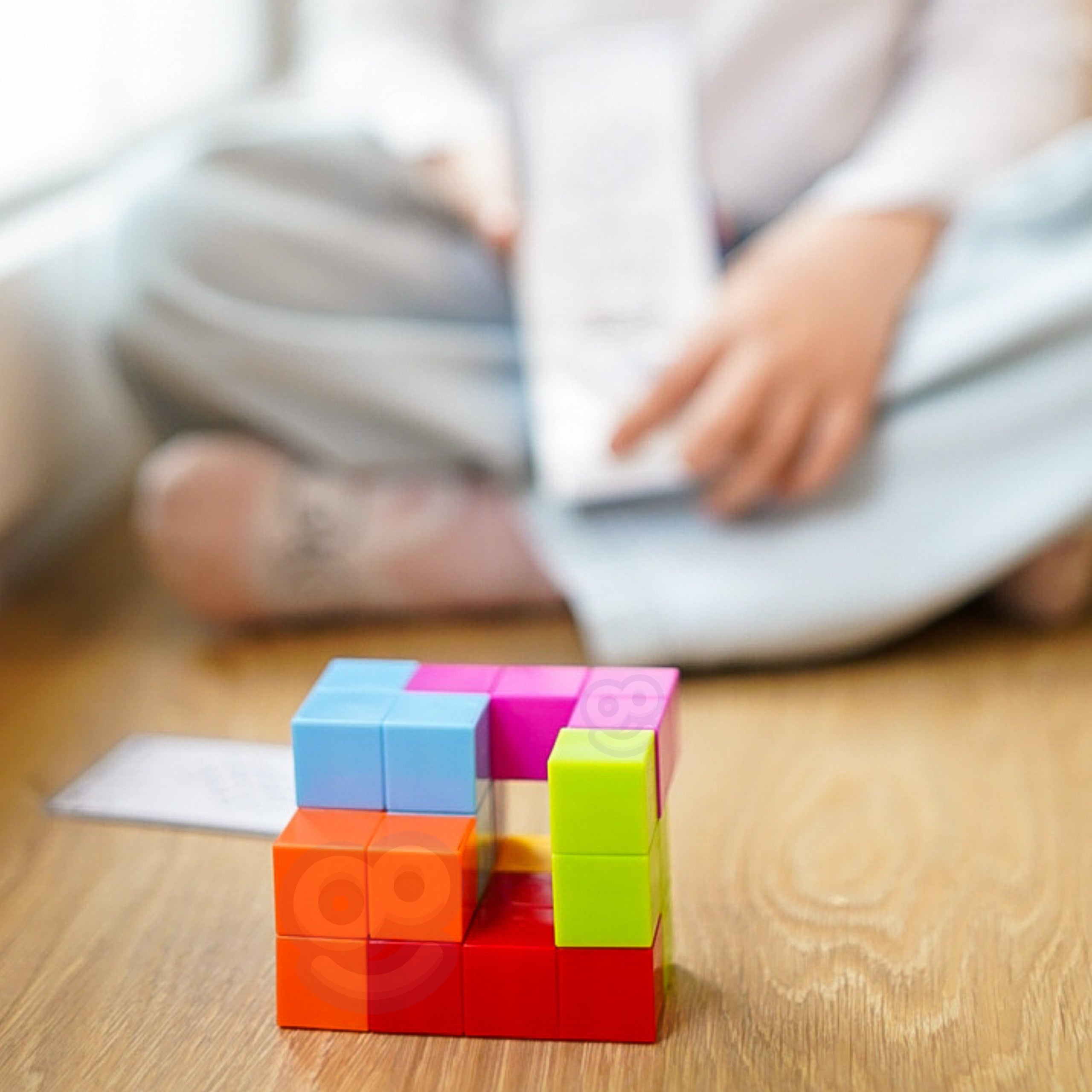 Woopie Tetris kocka puzzle kártyakészlettel