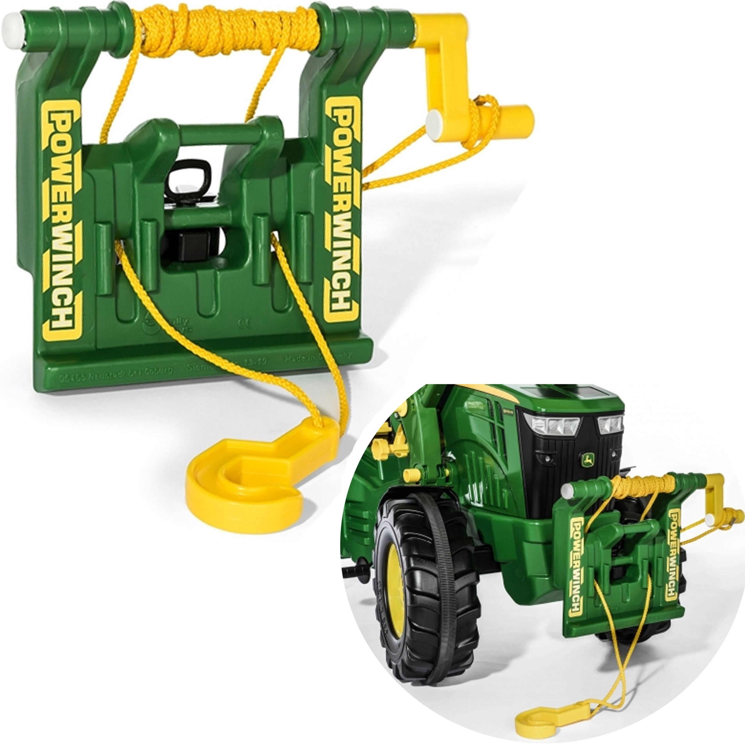 Rolly Toys Rollypowerwinch Тракторна лебедка John Deere
