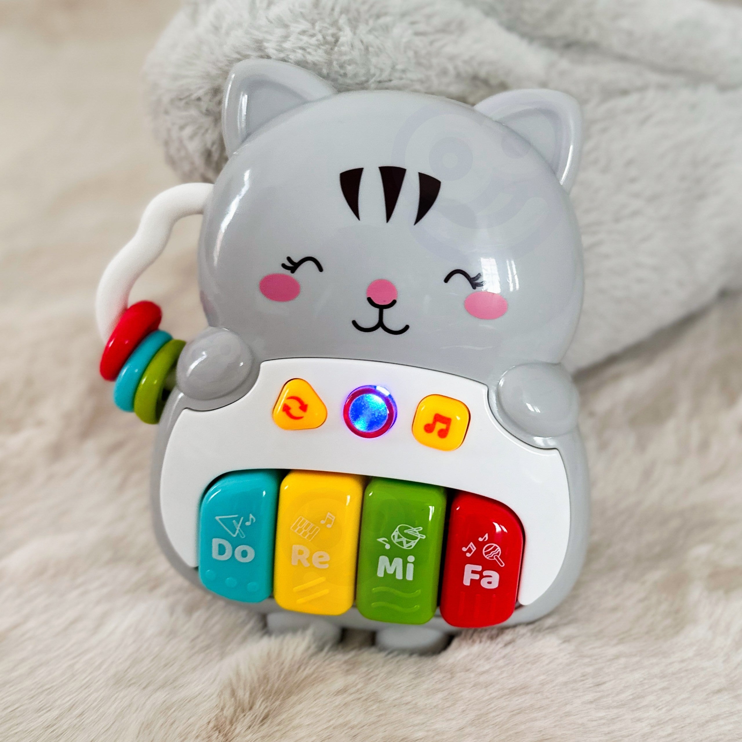 Woopie Interactive Piano Kitty Musical Organ Sounds Light 18m+