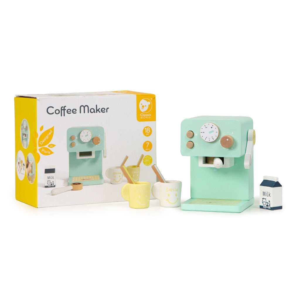 Fából készült kávéfőző gyerekeknek – Little Barista | Klasszikus világ
