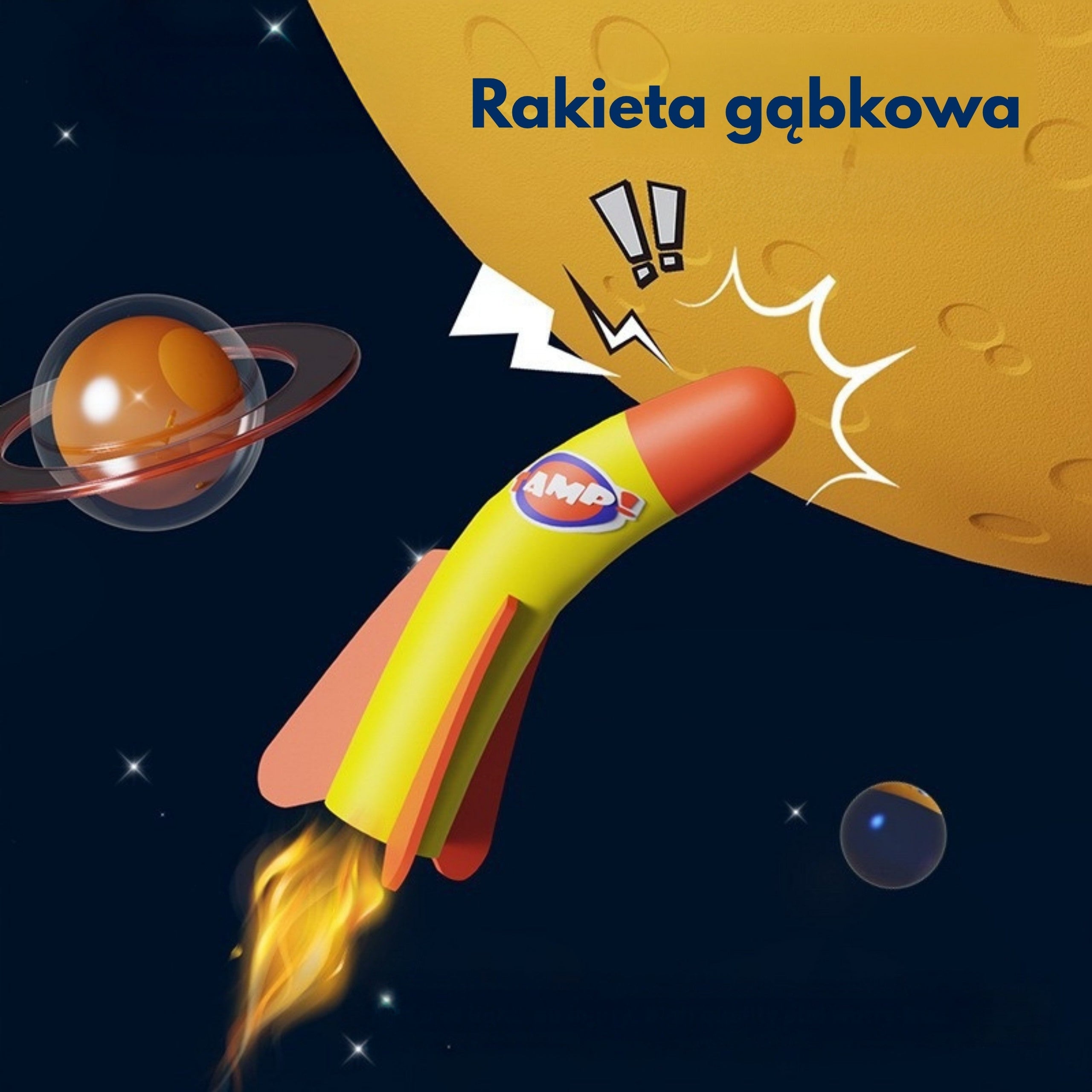Woopie dvojitý pěnový raketomet 6 ks.