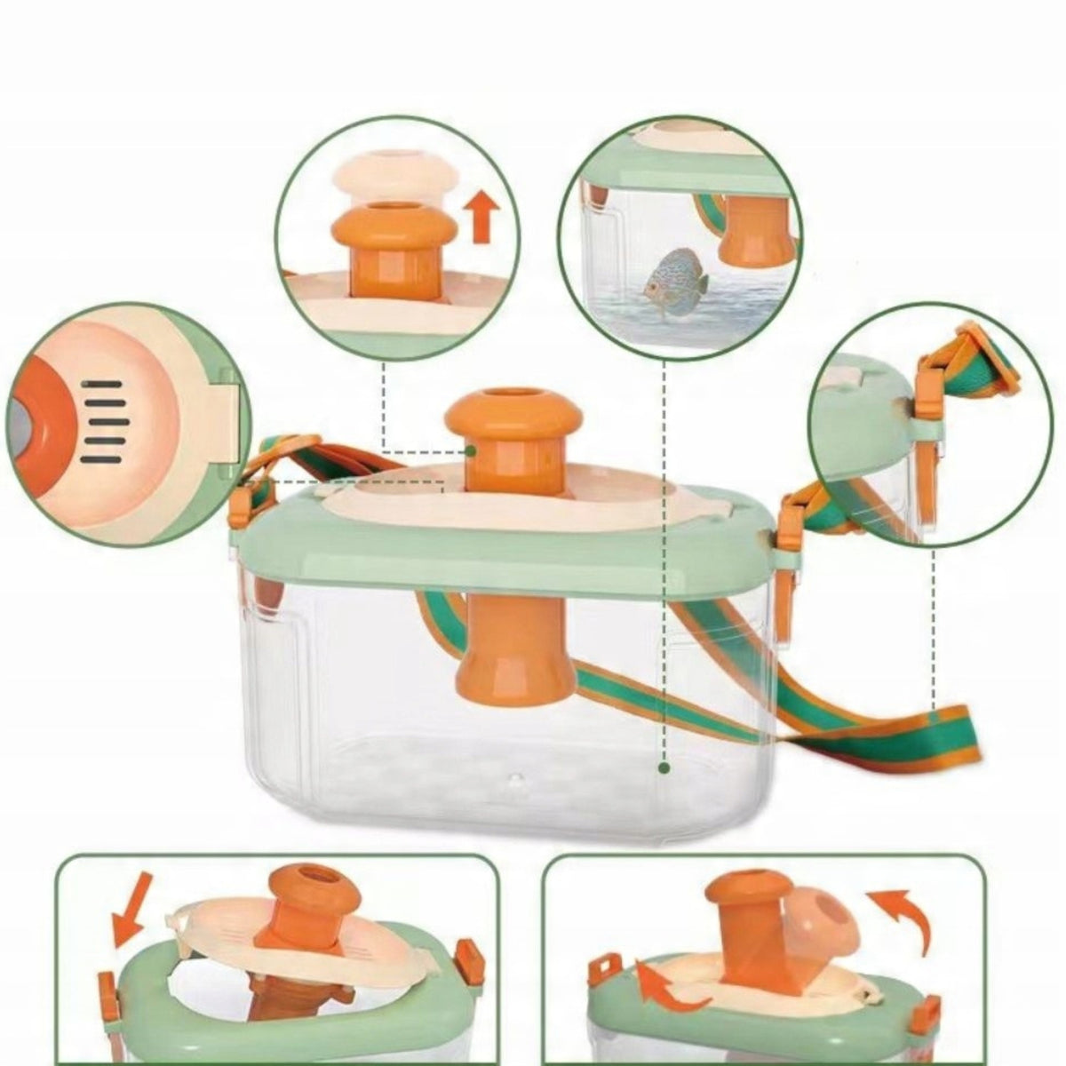 Woopie Discovery Little Explorer's Set Jumelles Boussole Filet à Insectes Papillons Lampe de Poche