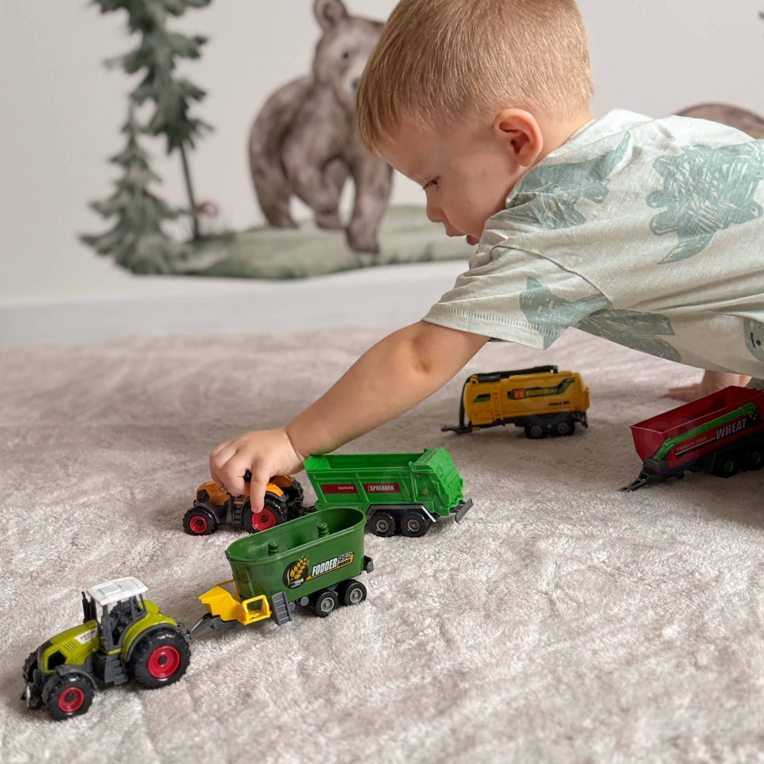 Woopie Mini Farmer Set trattori con rimorchio