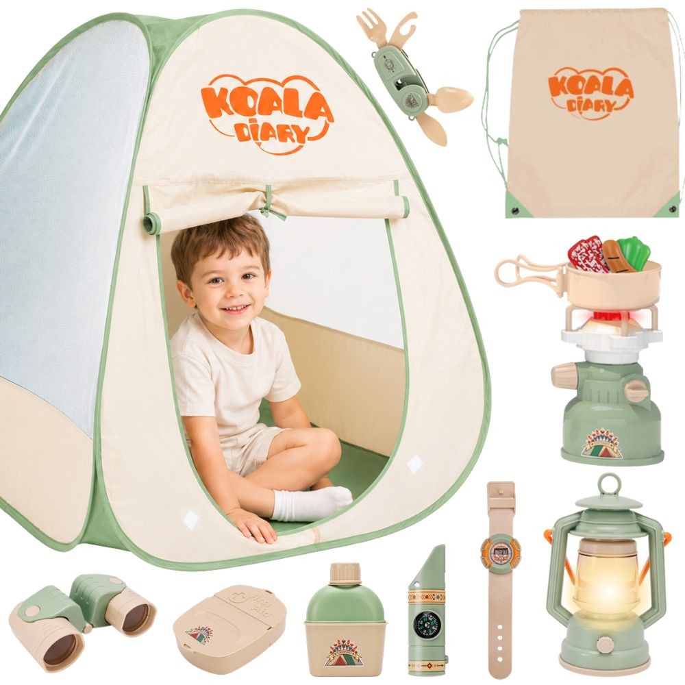 Woopie Discovery Little Explorer's Set Xxl Camping Tent For Bivouac 15 Pcs.