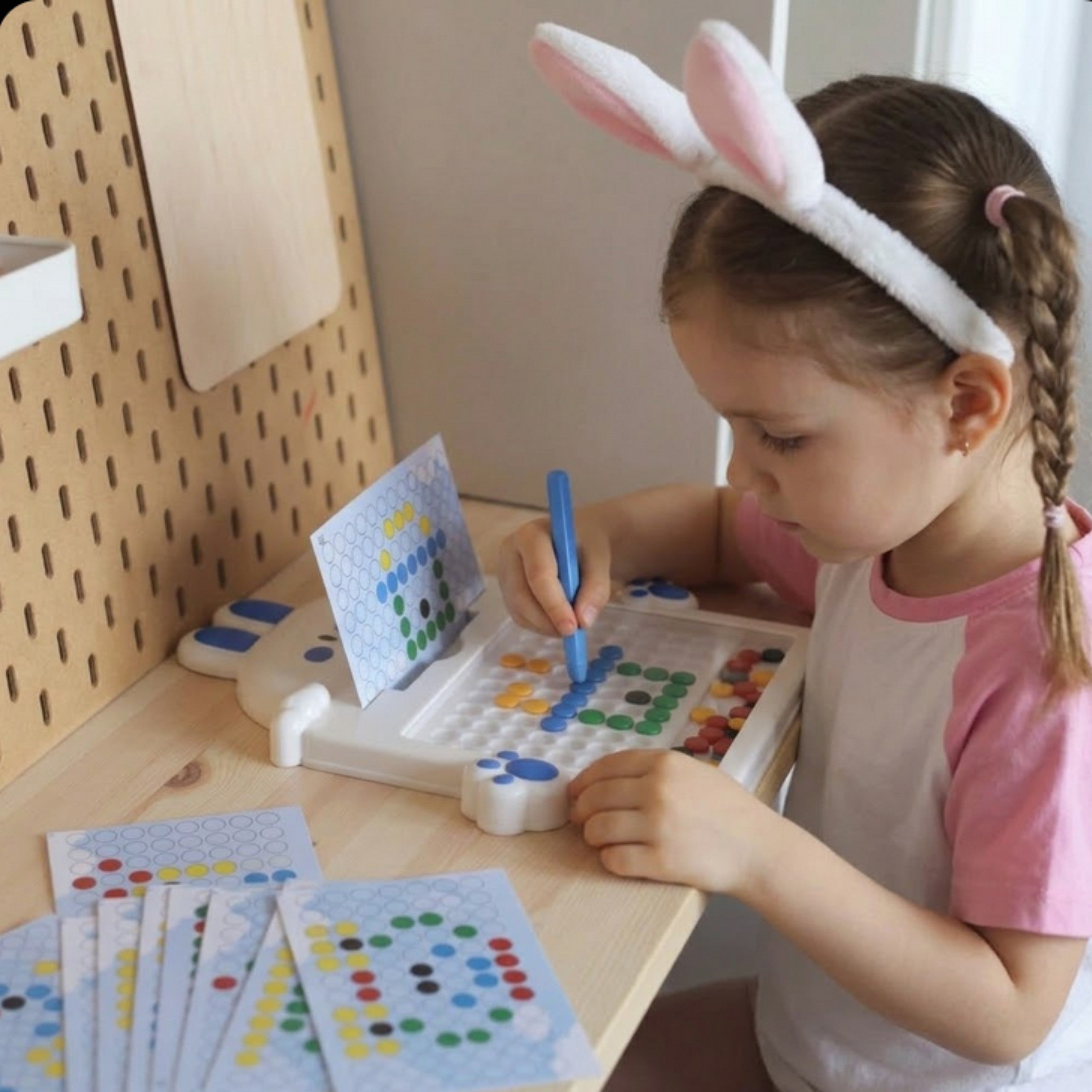 Woopie Magnetic Board For Children Montessori Magpad Rabbit