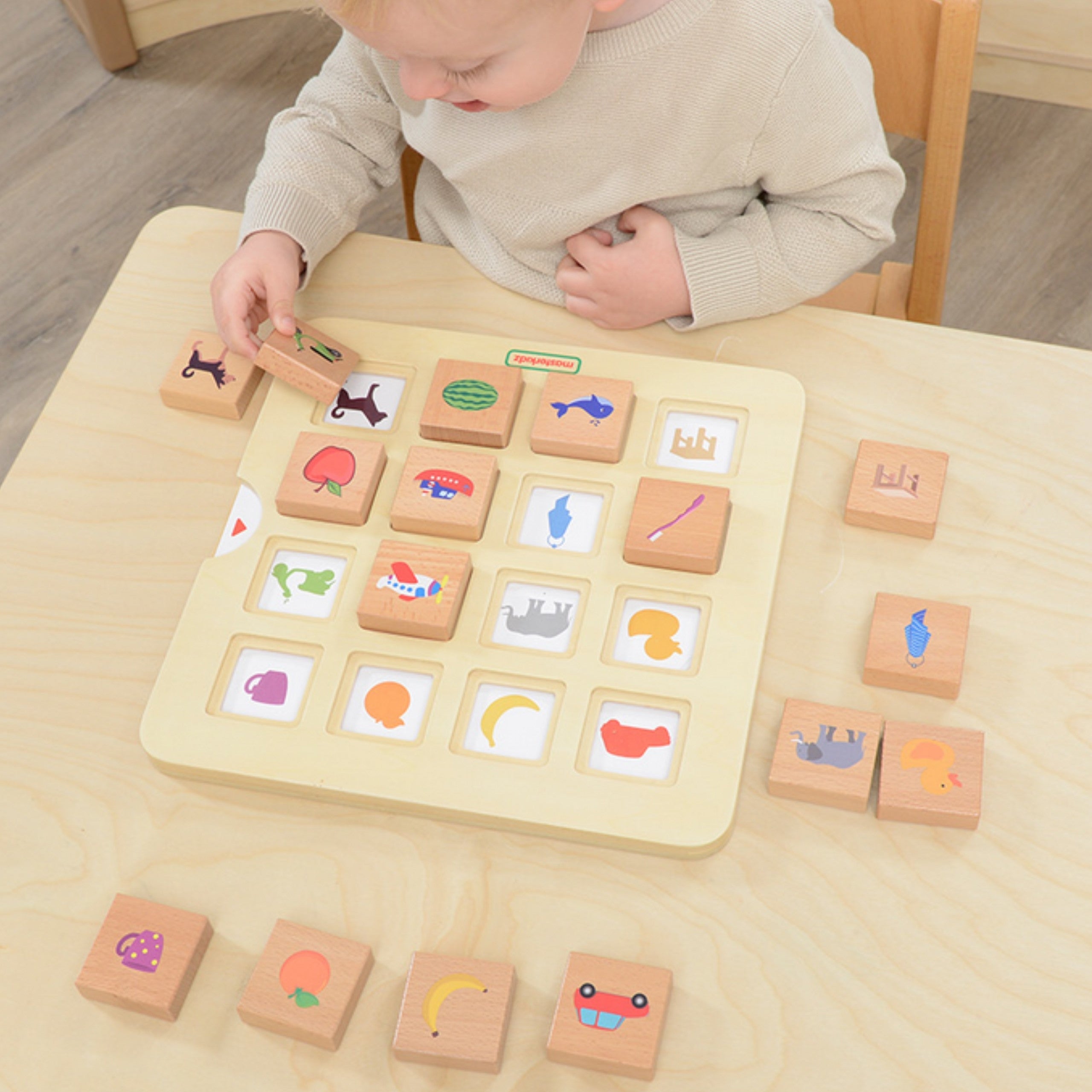 Masterkidz Match Shadows Joc Împerechere Object Recunoaștere Montessori