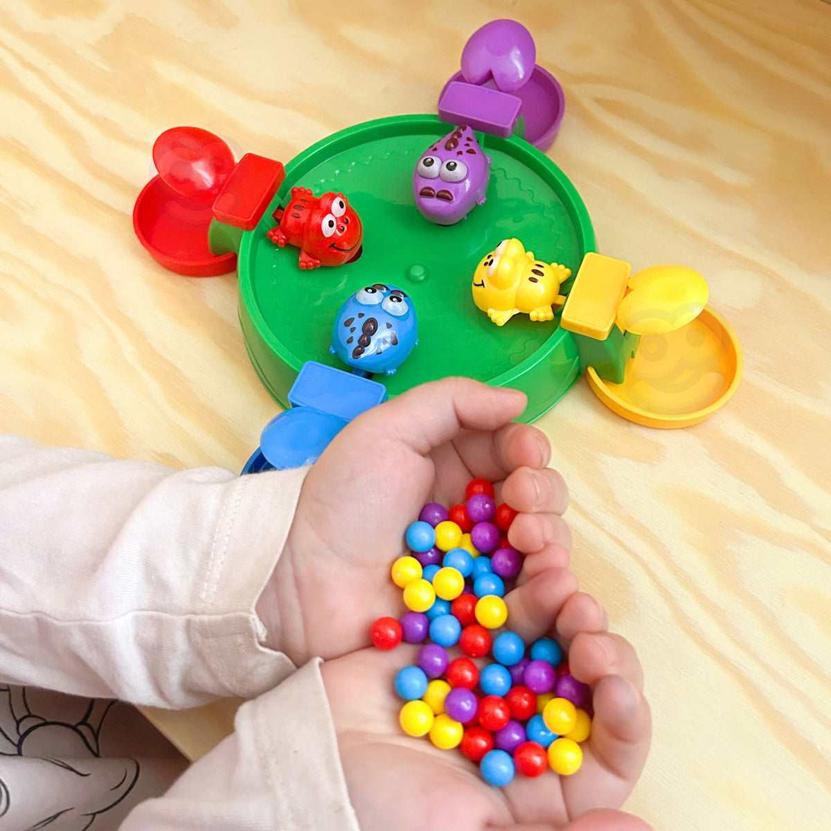 Woopie Arcade Társasjáték Hungry Happy Frog And Crocodiles 3+