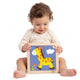 Viga Handy Drevené puzzle Žirafa