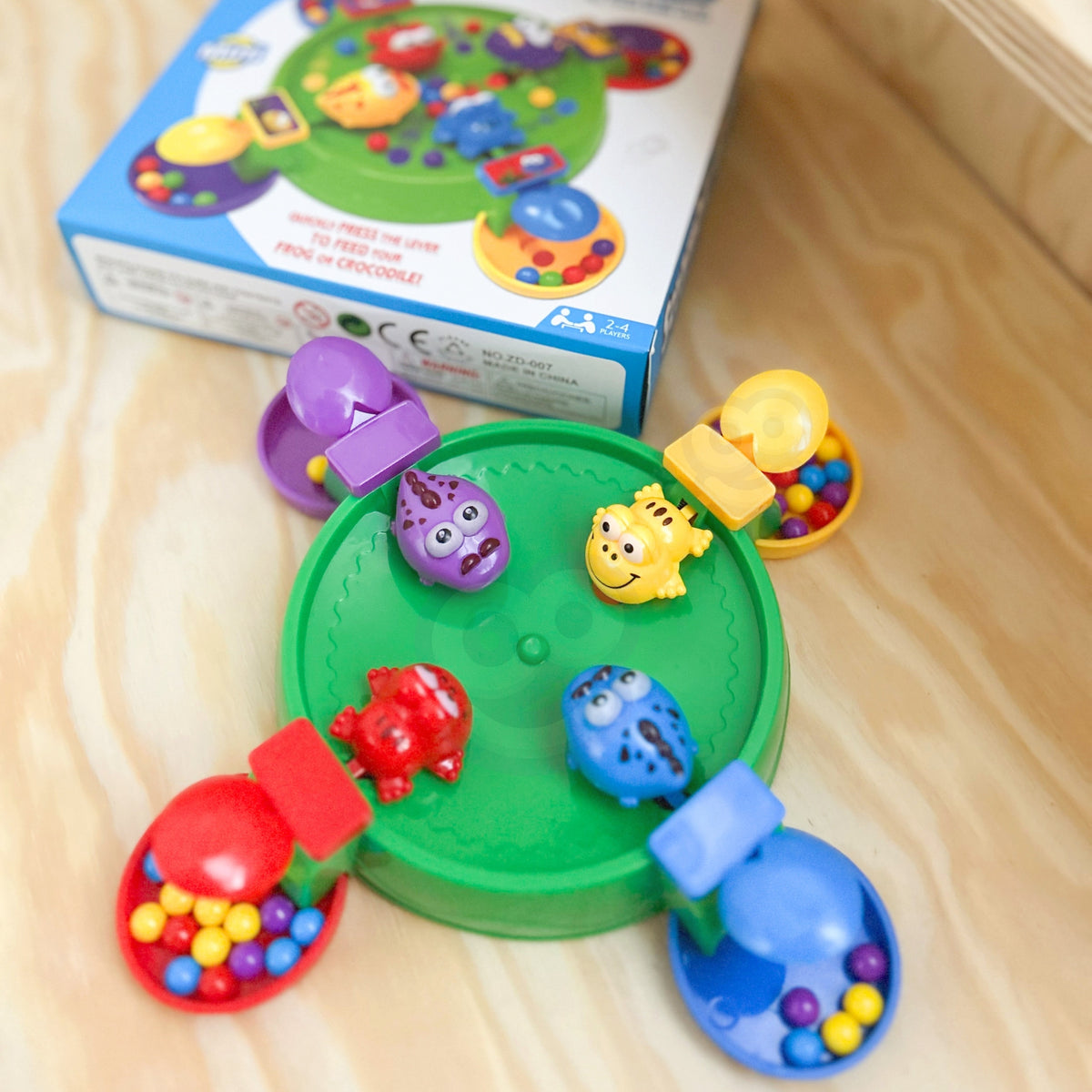 Woopie Arcade Társasjáték Hungry Happy Frog And Crocodiles 3+
