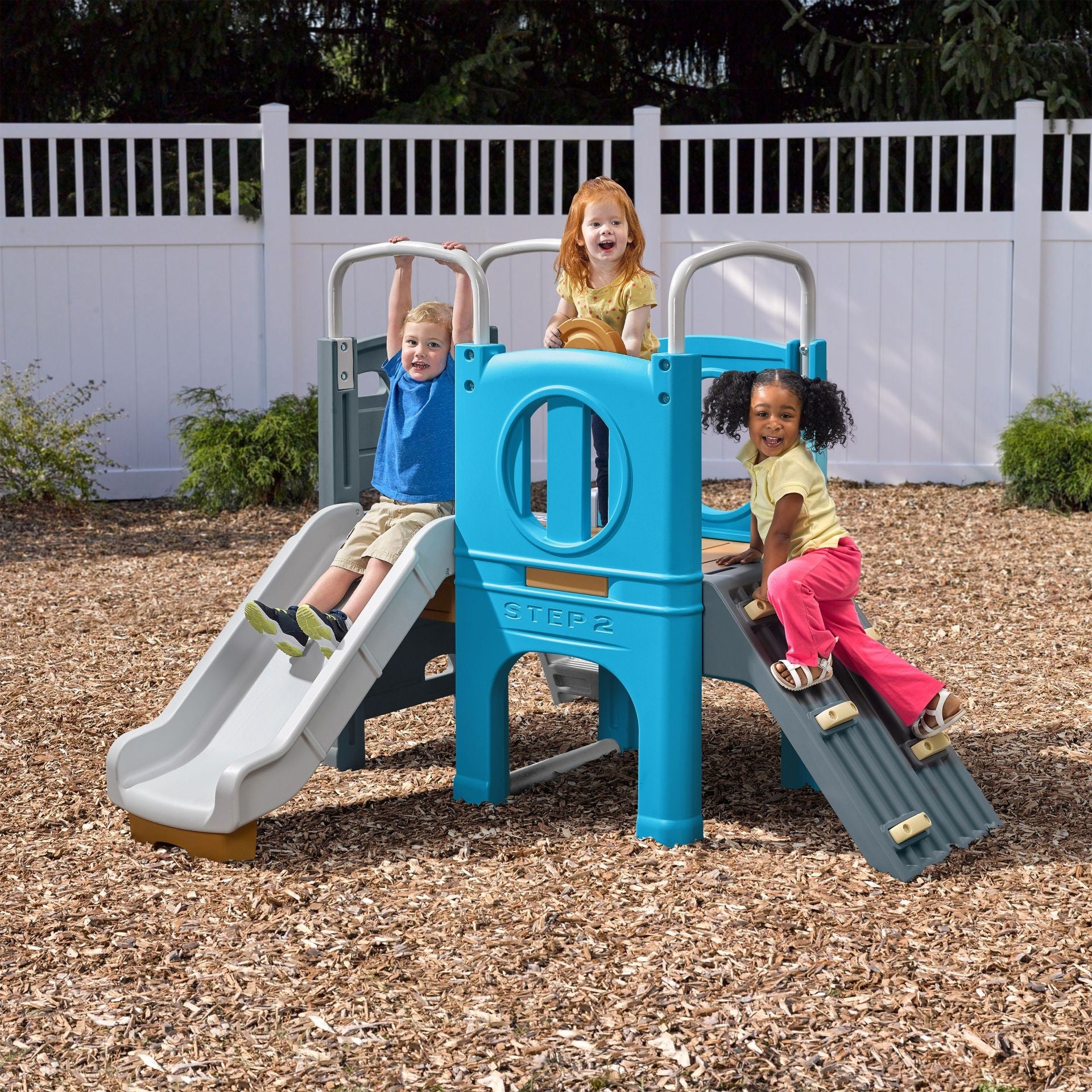 Step2 Playground With Slide And Climbing Wall
