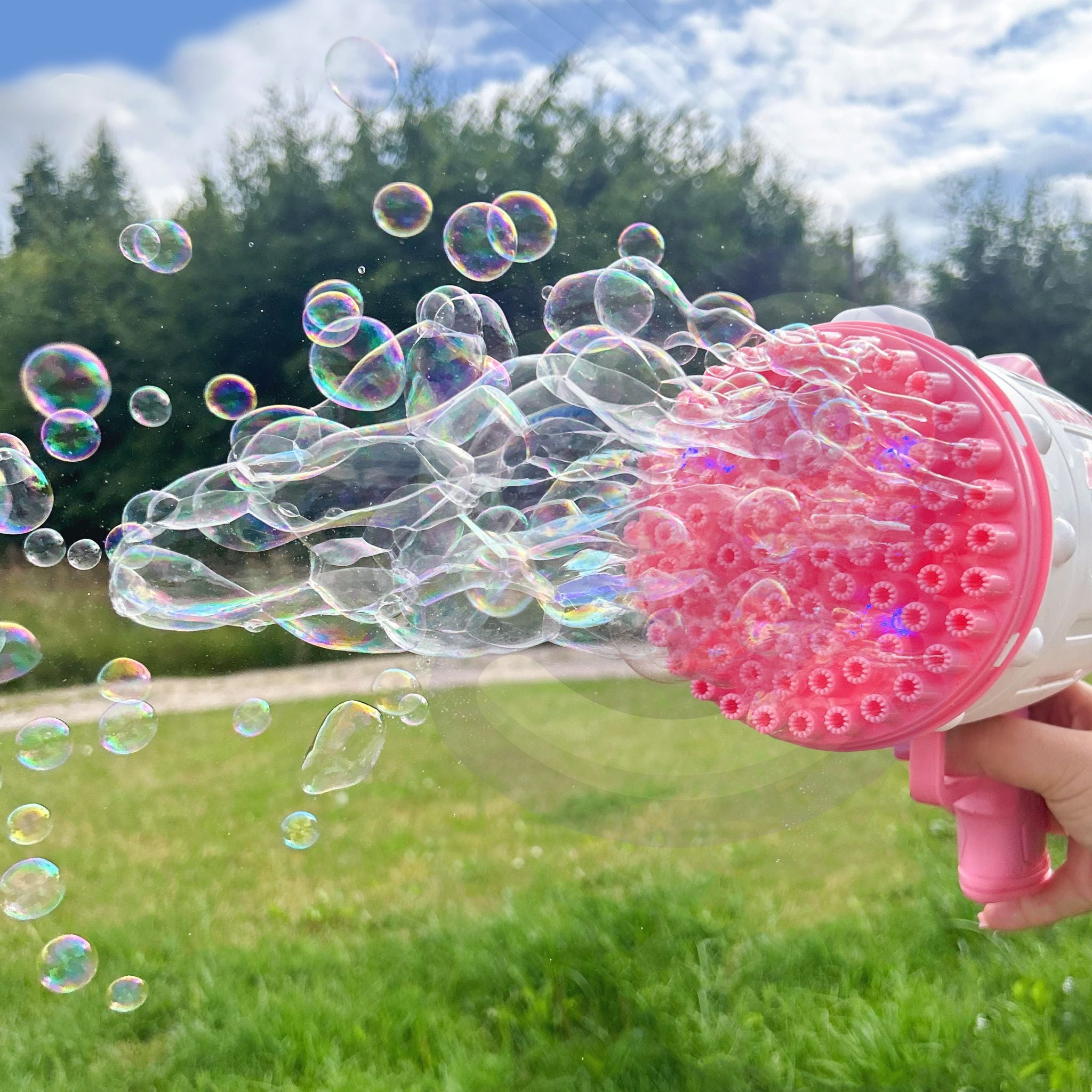 Woopie Bubble Gun 91 Holes Pink