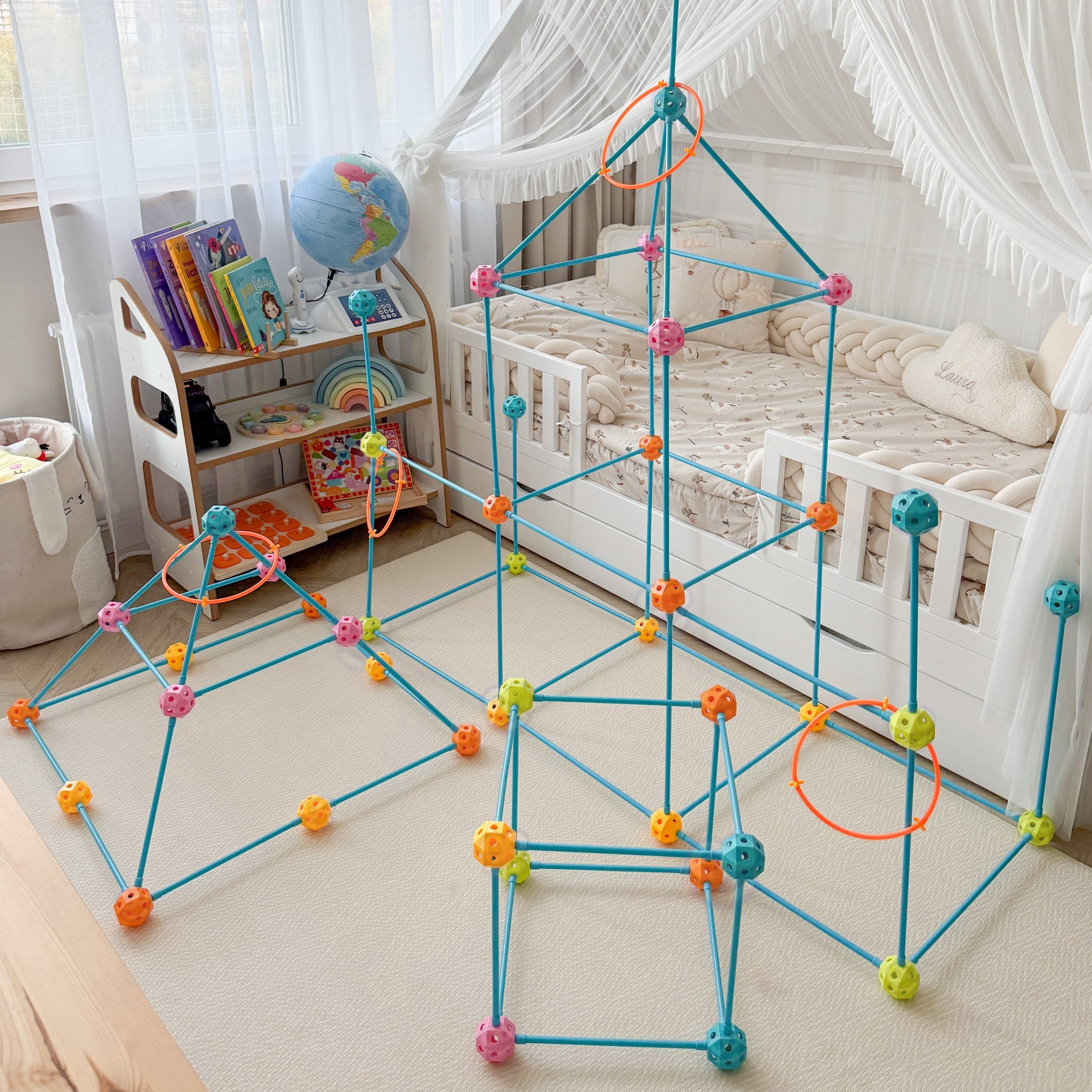 Woopie Construction Set Xxl Tent Base Tube Straws 340 Pcs.