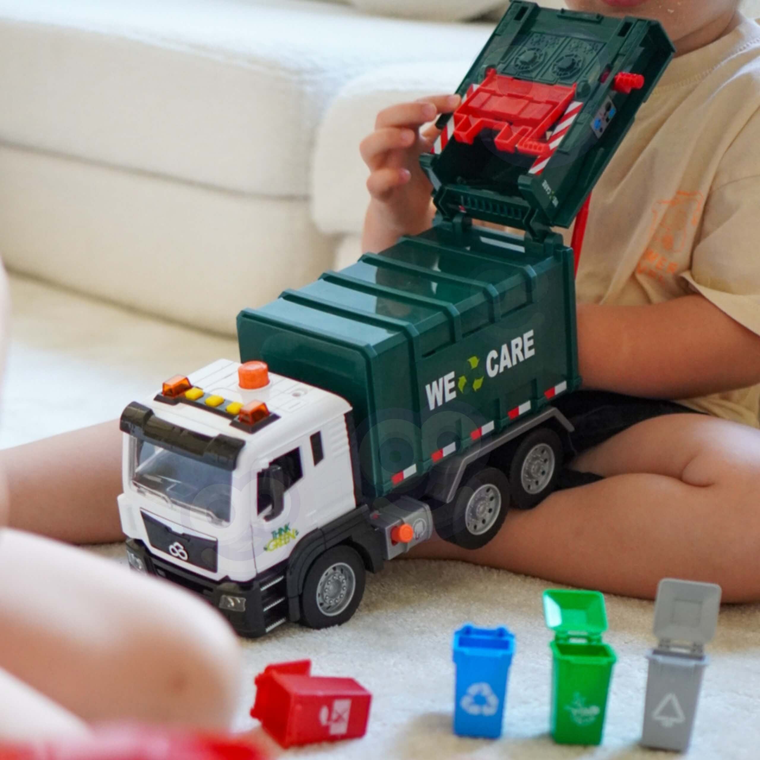 Woopie Garbage Truck Garbage Segregation - Scara 1:10