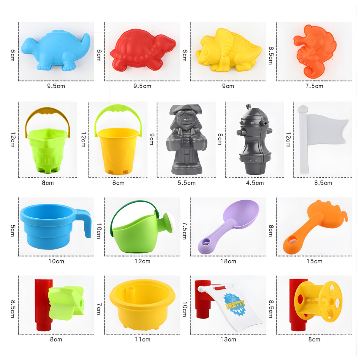 Woopie Water Table homokozó 3 az 1-ben kalózhajó 13 db.