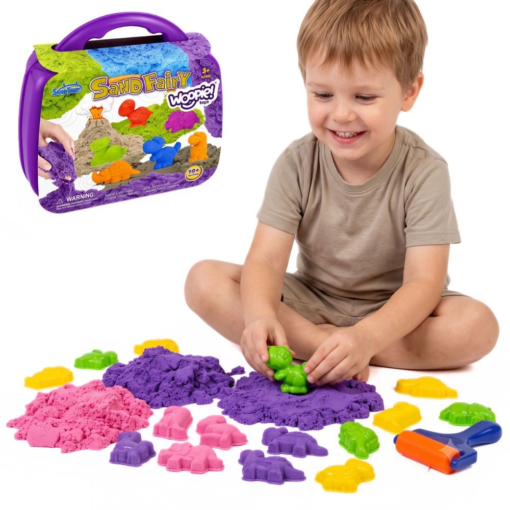 Woopie Kinetic Sand Set Dinosaurs 13 db