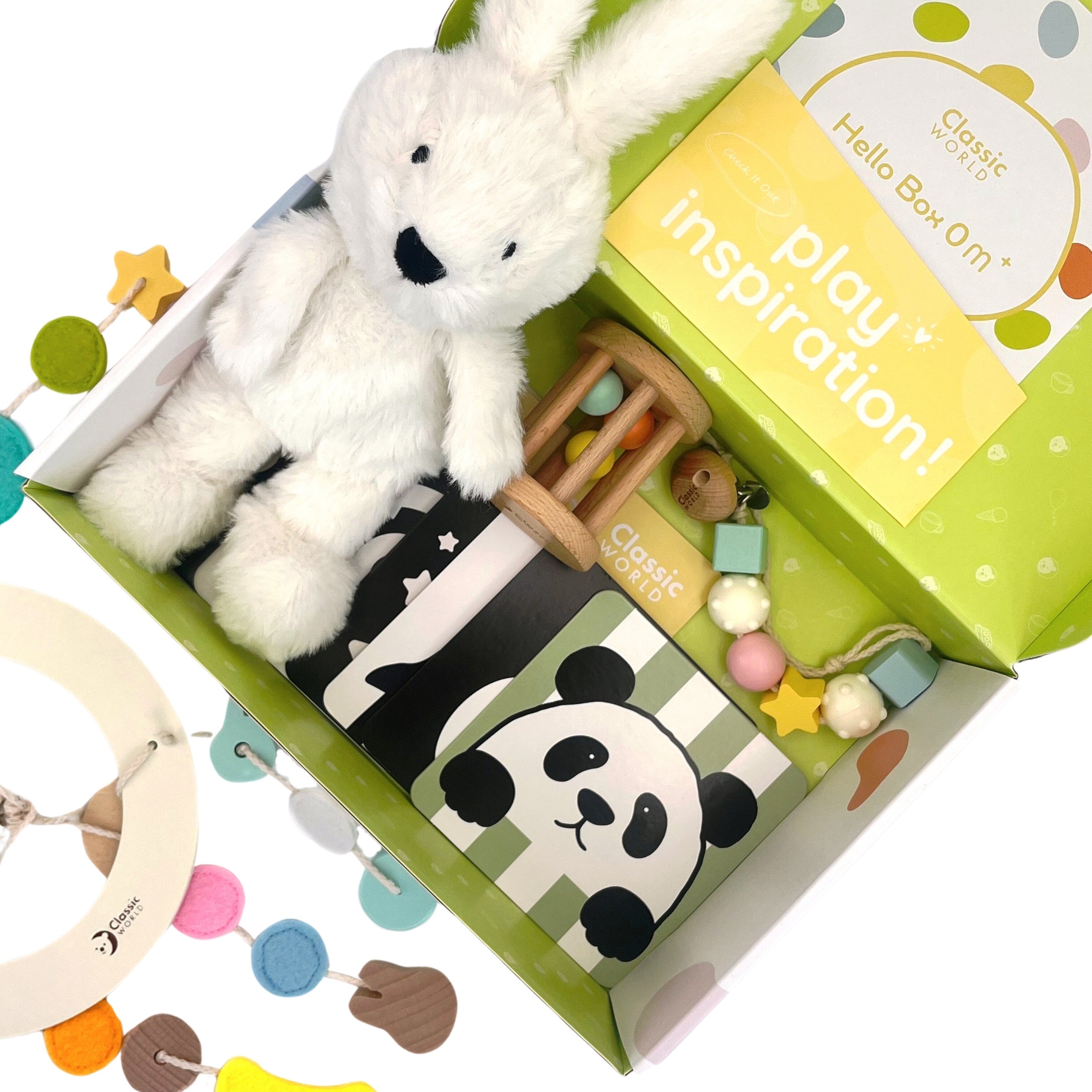Classic World Pastel Baby Box First Toys For 0-6 Months
