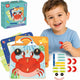 Tooky Toy Wooden Puzzle Blocks Pegs Animal Patterns To Recreate Fsc Certified