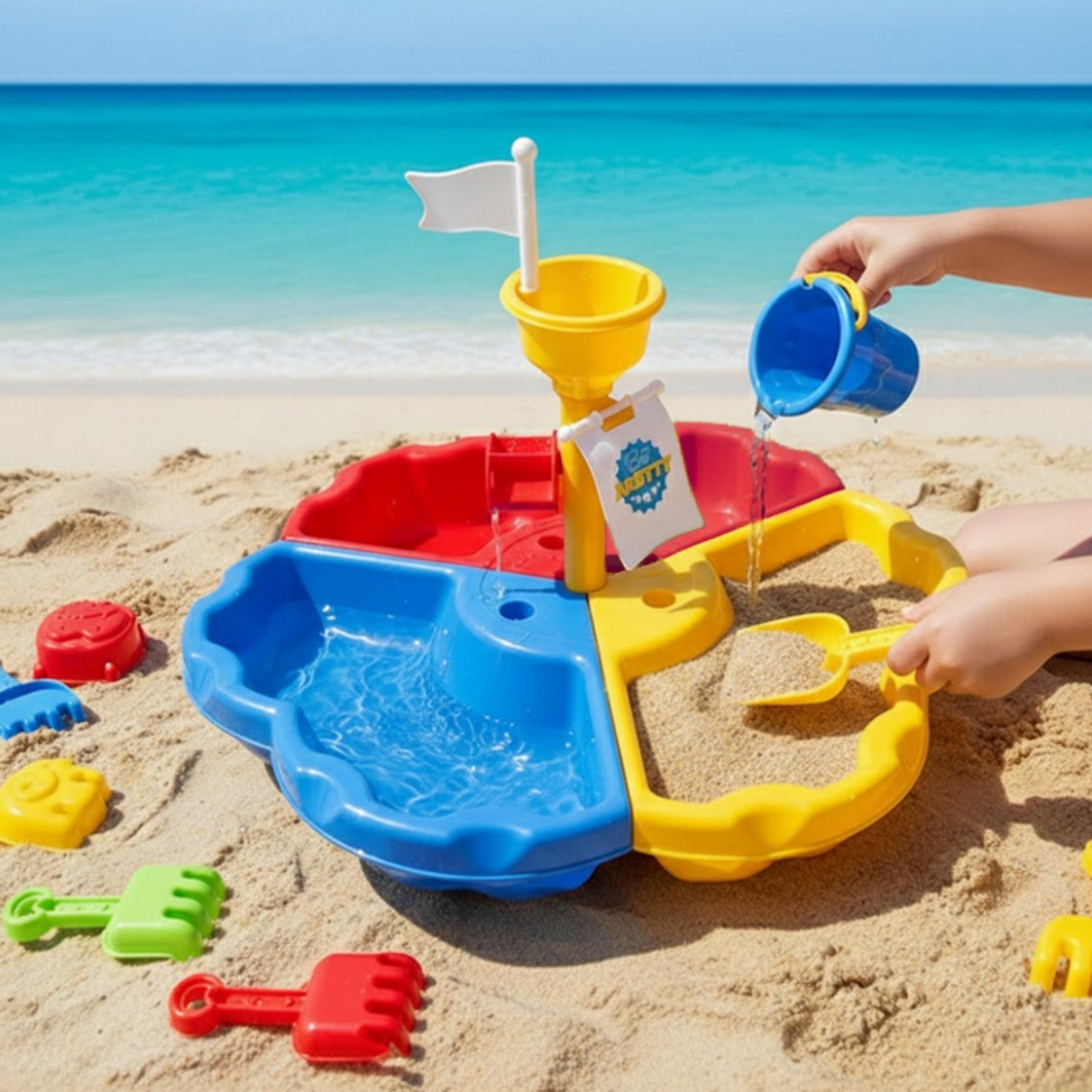 Woopie Water Table Sandbox 3in1 Pirate Ship 13 Pcs.