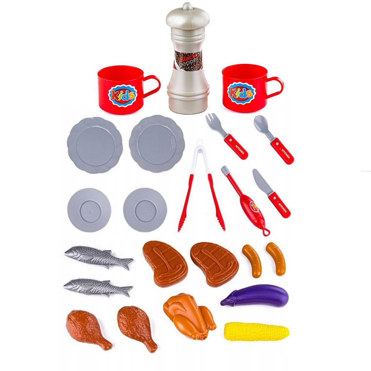 Woopie Grill per bambini con luci e suoni + acc.