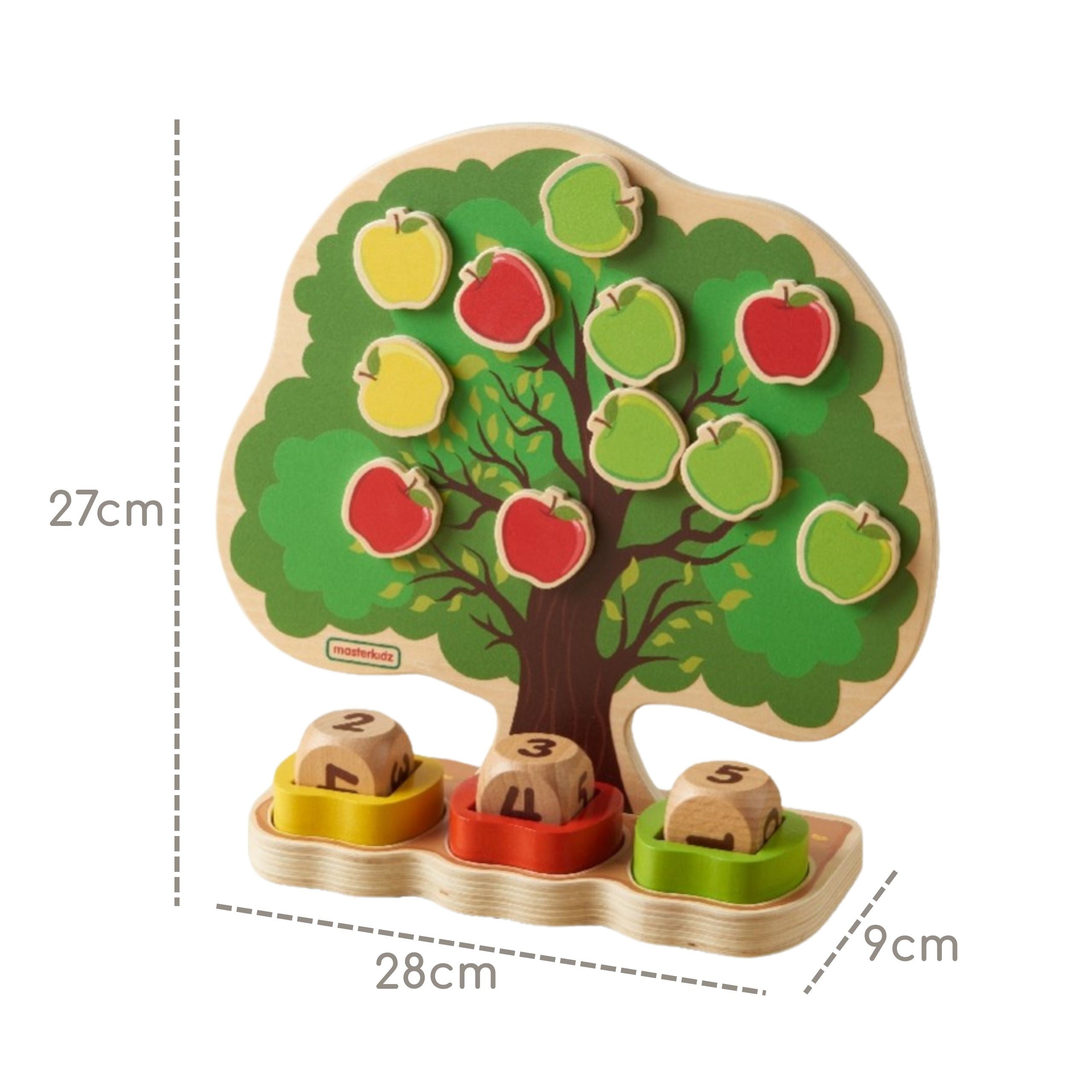 Masterkidz Wooden Apple Tree - Learning To Count