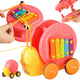 Woopie 4-в-1 Pull-along Snail Cymbals Sensory Gears Launcher + Малка кола