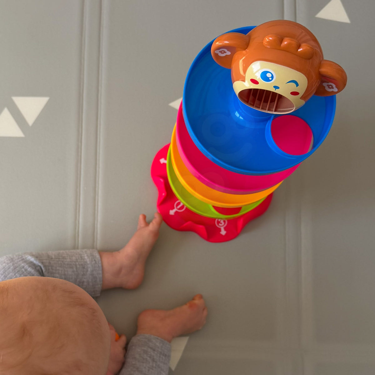 Zestaw spiralny do torów Woopie Baby Ball + 3 piłki