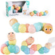 Classic World Wooden Caterpillar Colorful For Bending And Twisting