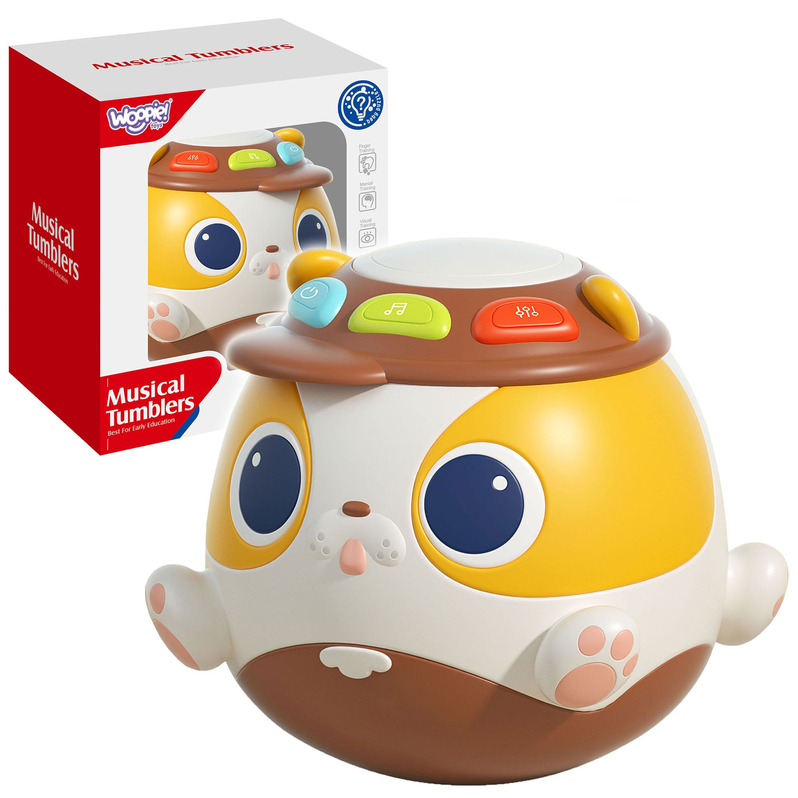Woopie Baby Jucărie educativă muzicală interactivă pentru câine