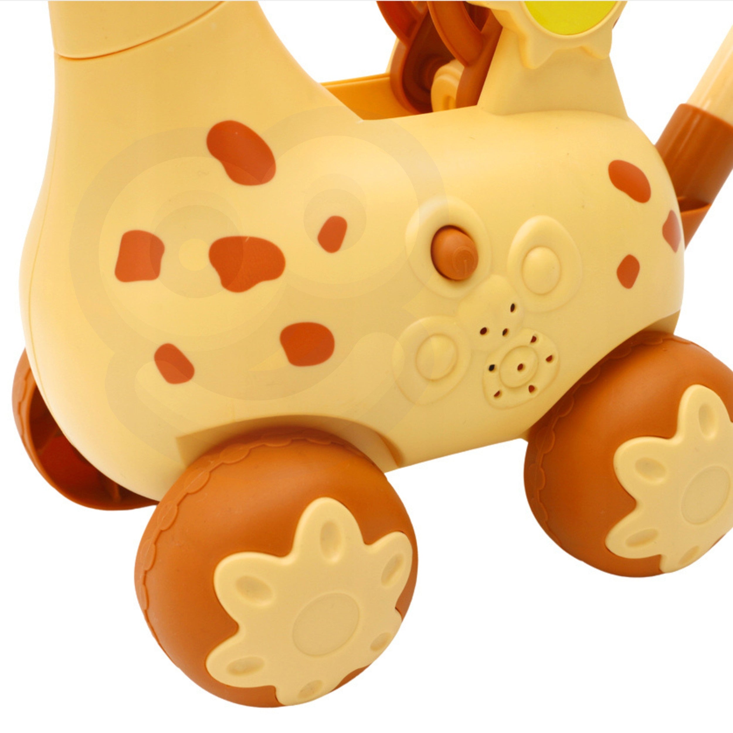 Máquina de burbujas 2 en 1 Woopie Giraffe Pusher para niños