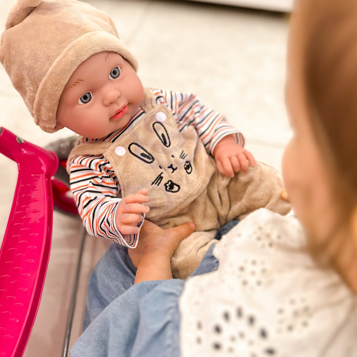 Woopie Royal Baby Doll v Bunny Outfit 46 cm