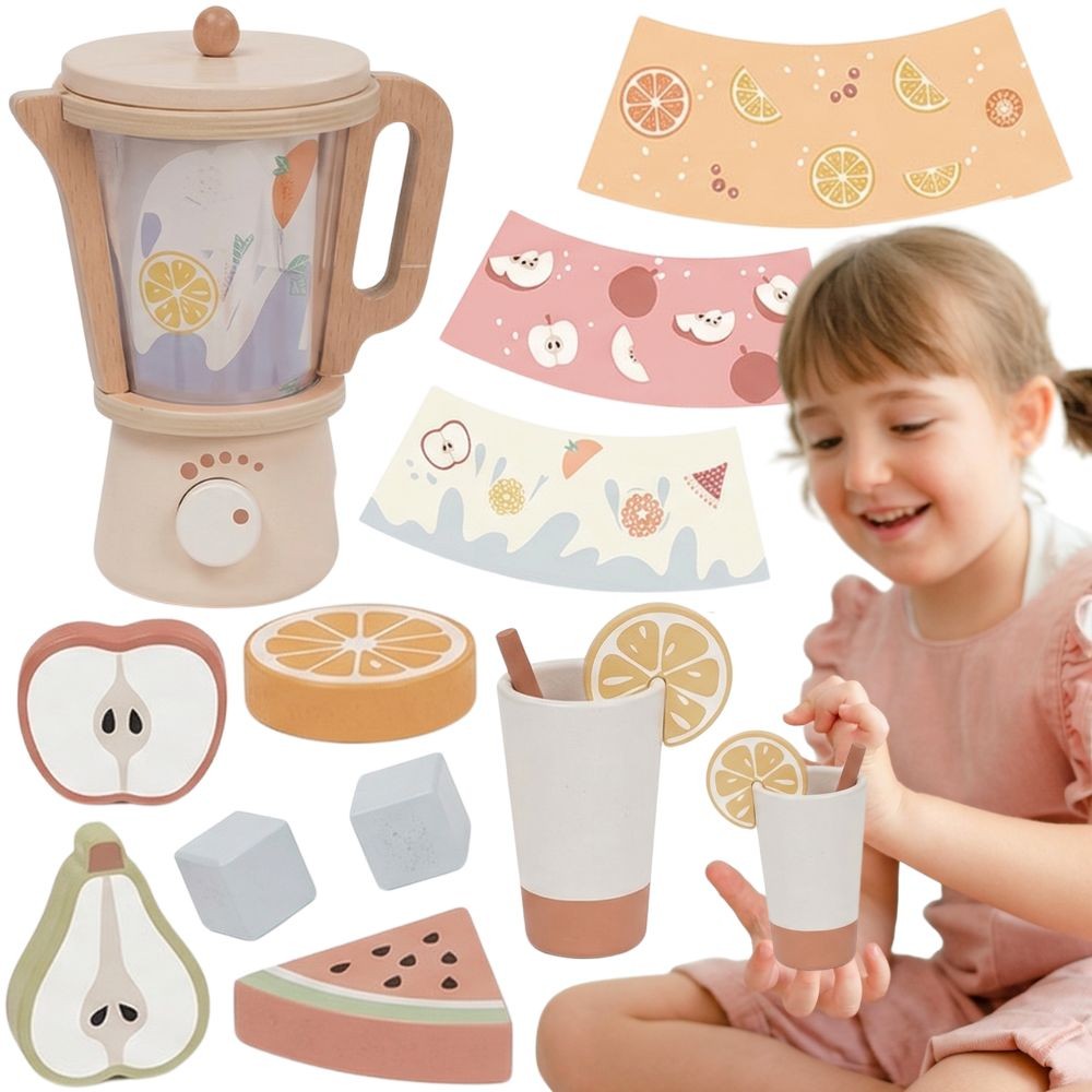 Tooky Zabawkowy Blender Kuchenny Z Akcesoriami - 18 Sztuk
