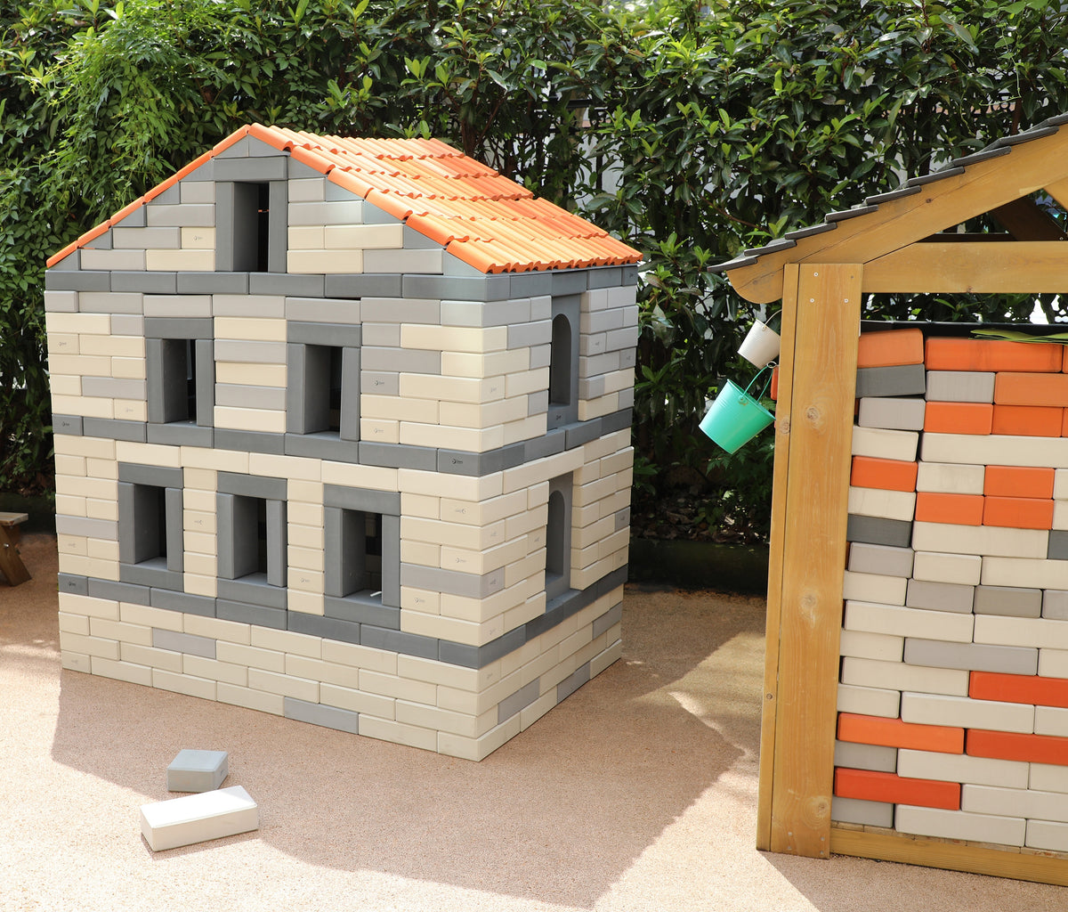 Klocki konstrukcyjne Classic World Edu Mega EVA Bricks Miękkie do budowy 90 szt.