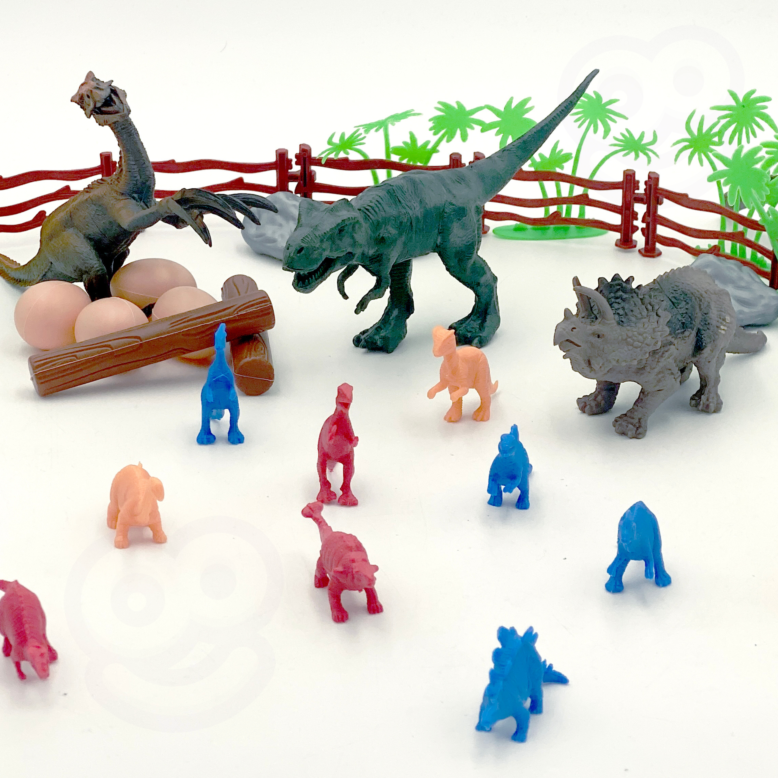 Woopie Dinosaurier-Figuren-Set 40-tlg.