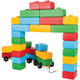 Woopie Costruzioni Blocchi Xxl Set Con Auto 43 Pezzi.